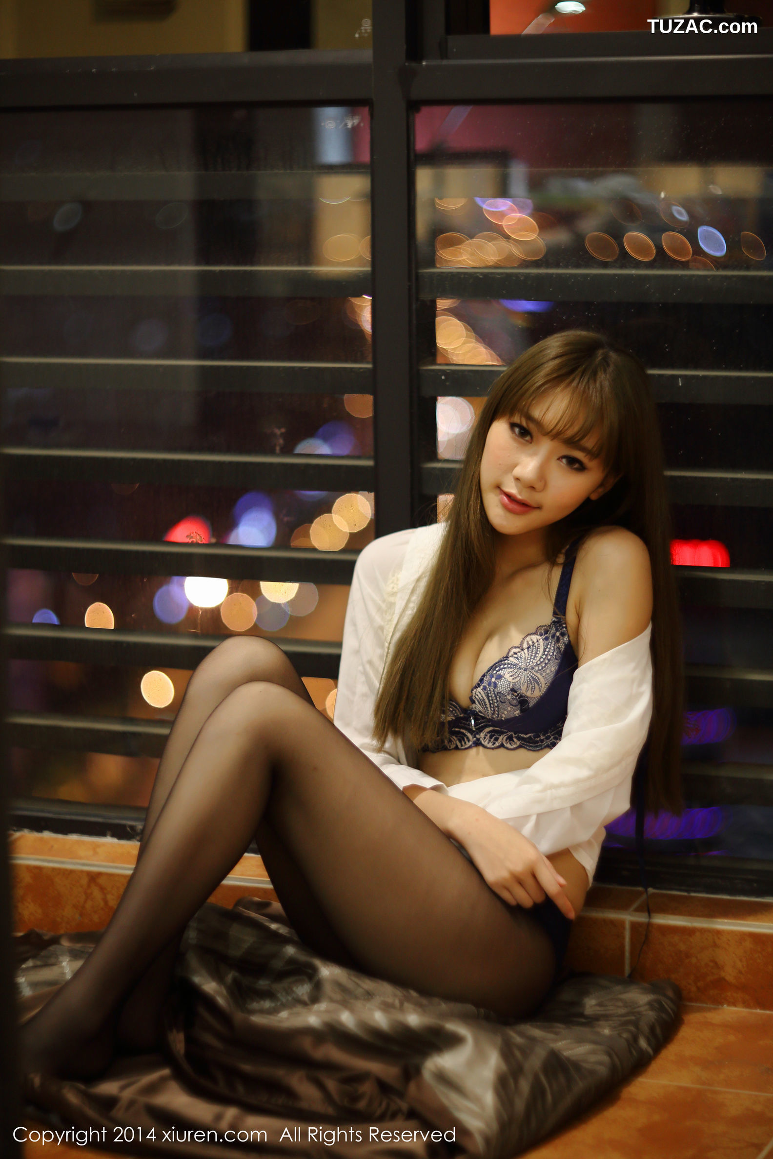 XiuRen秀人网-174-优琪琪子Yuki-《黑丝-性感内衣》-2014.07.11