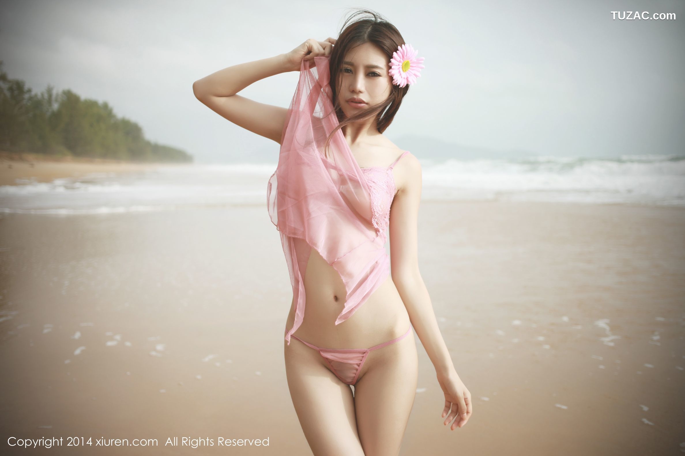 XiuRen秀人网-188-绮里嘉-《海边风情》-2014.07.30