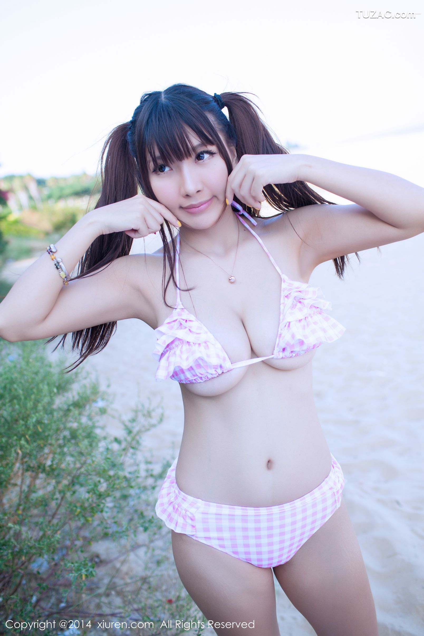 XiuRen秀人网-227-李镇姬-《爆乳内衣-海边系列》-2014.10.23