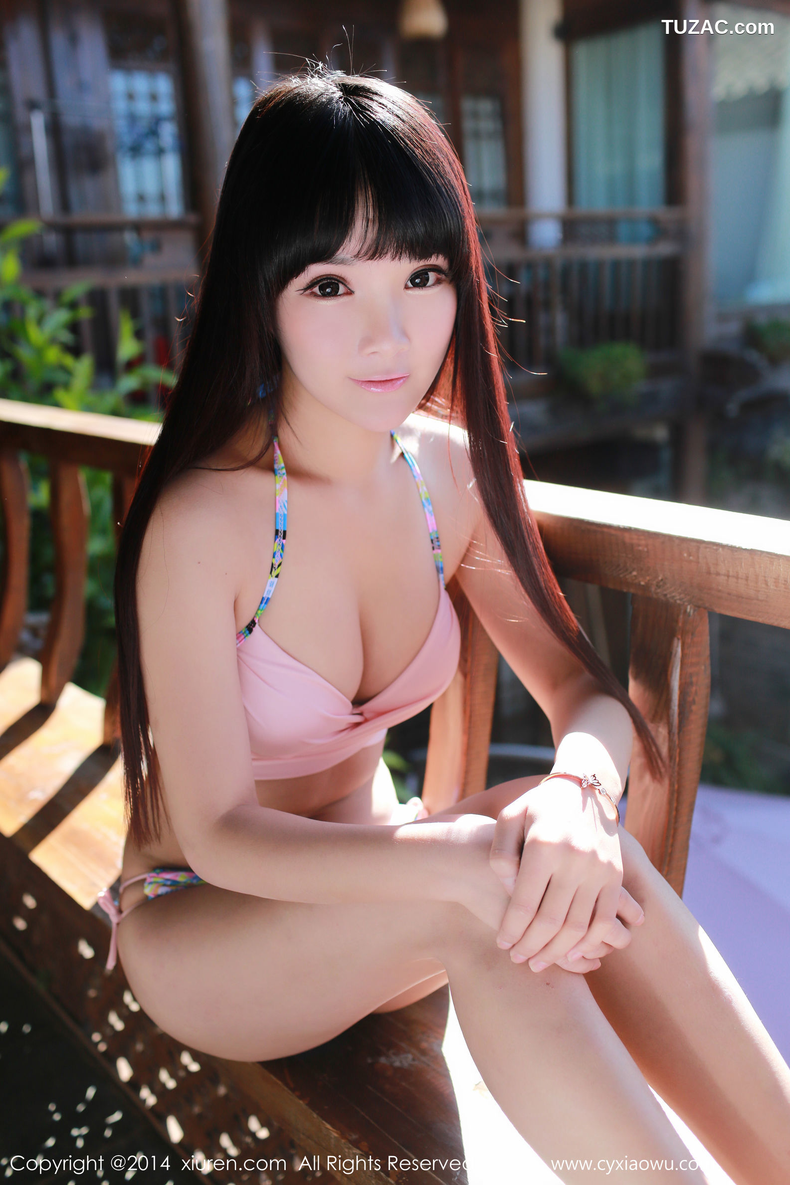 XiuRen秀人网-239-妮儿Bluelabel-《肚兜-内衣》-2014.11.14