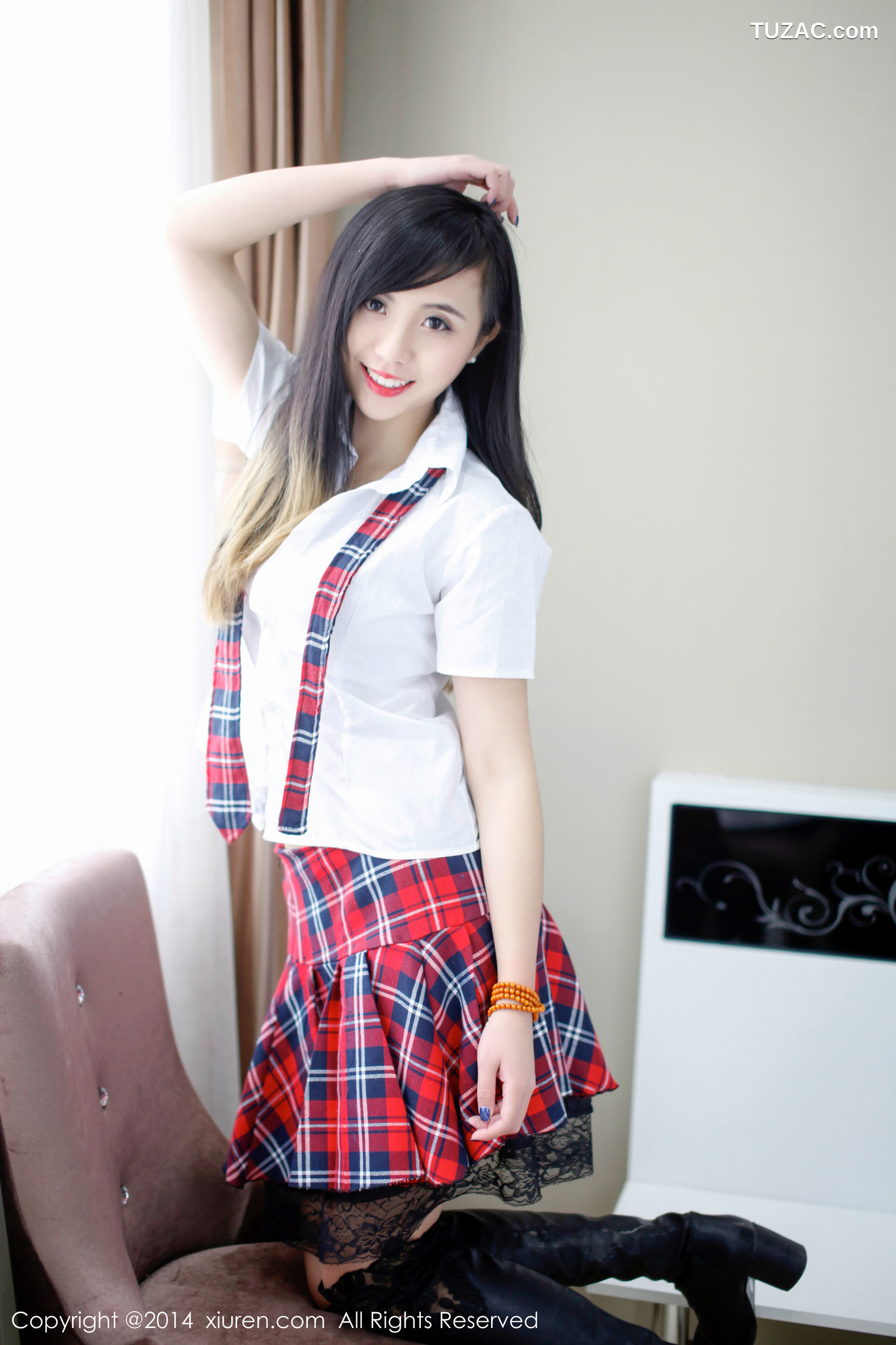 XiuRen秀人网-254-谢忱倬-甜美新人模特性感写真-2014.12.14