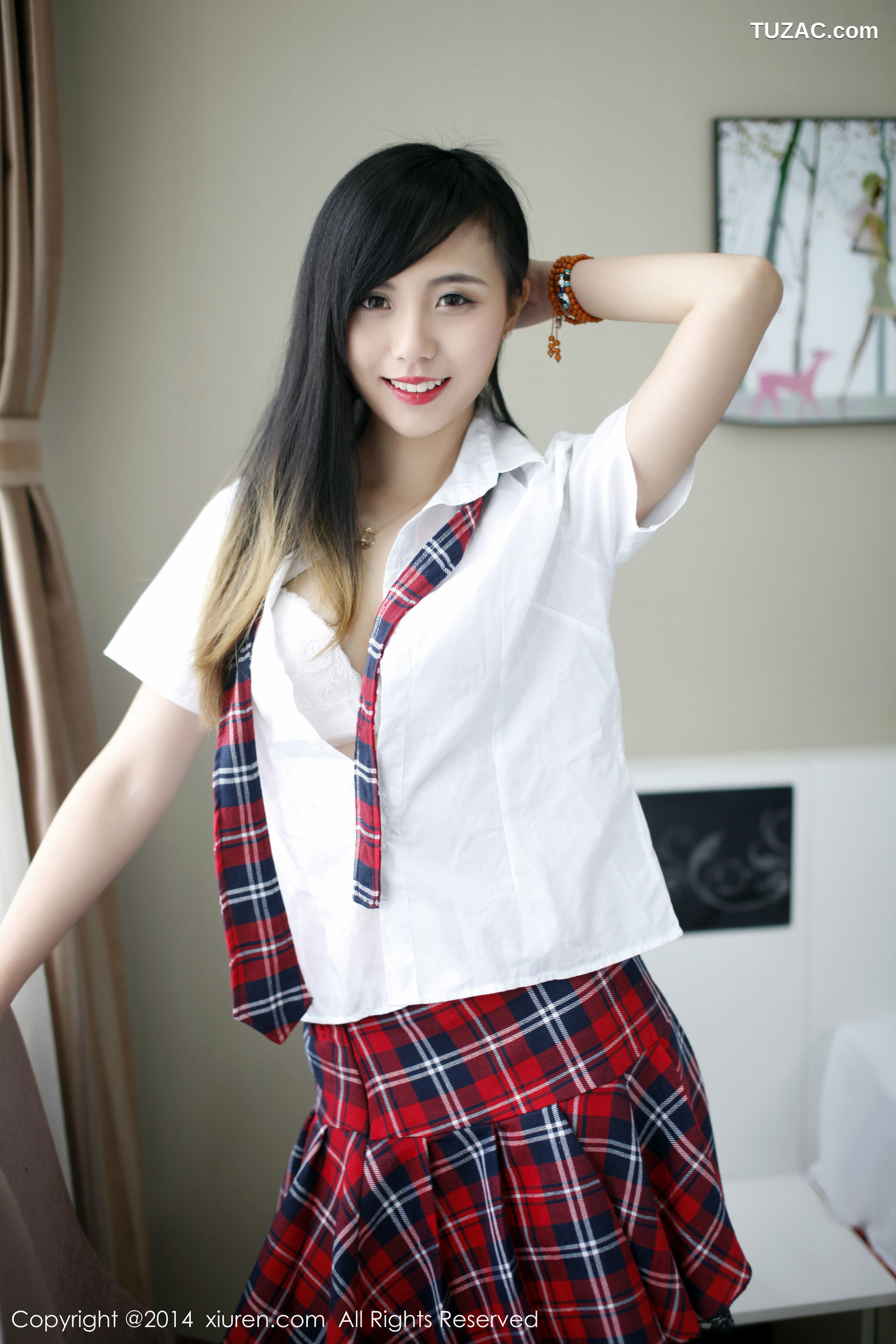 XiuRen秀人网-254-谢忱倬-甜美新人模特性感写真-2014.12.14