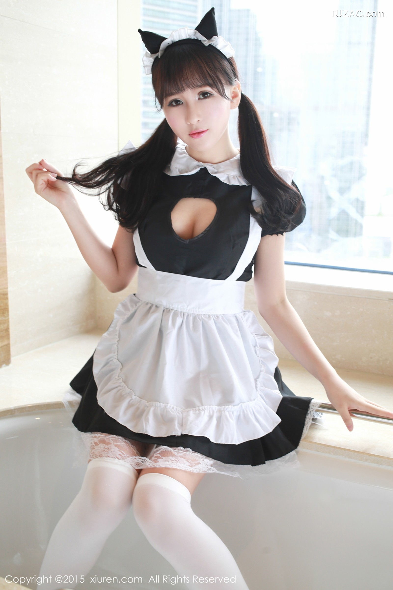 XiuRen秀人网-340-唐雨辰Tyc-《猫耳COS-睡衣系列》-2015.06.19