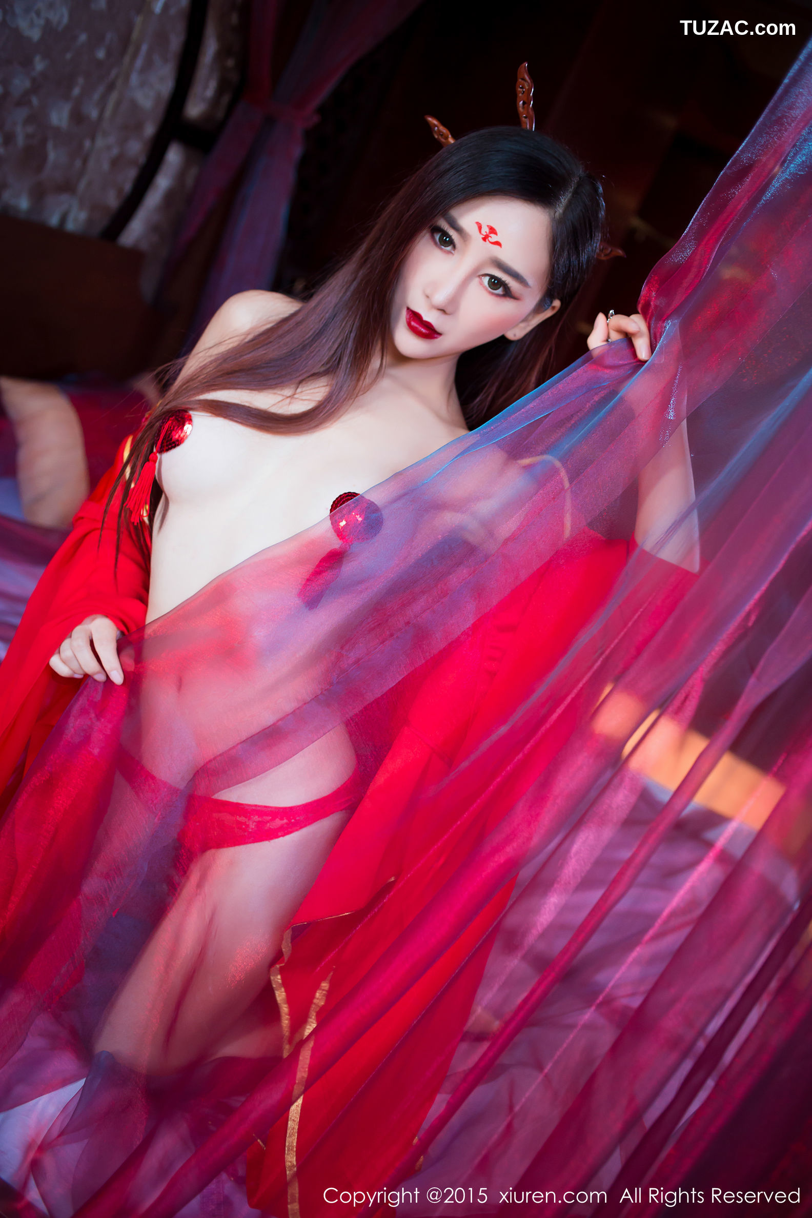 XiuRen秀人网-382-邹晶晶-《花千骨-魔化》-2015.08.20