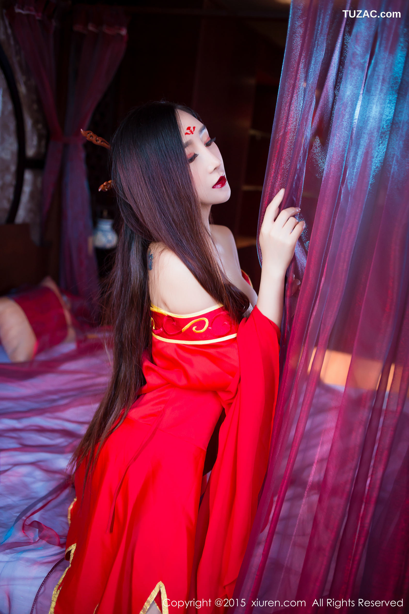 XiuRen秀人网-382-邹晶晶-《花千骨-魔化》-2015.08.20