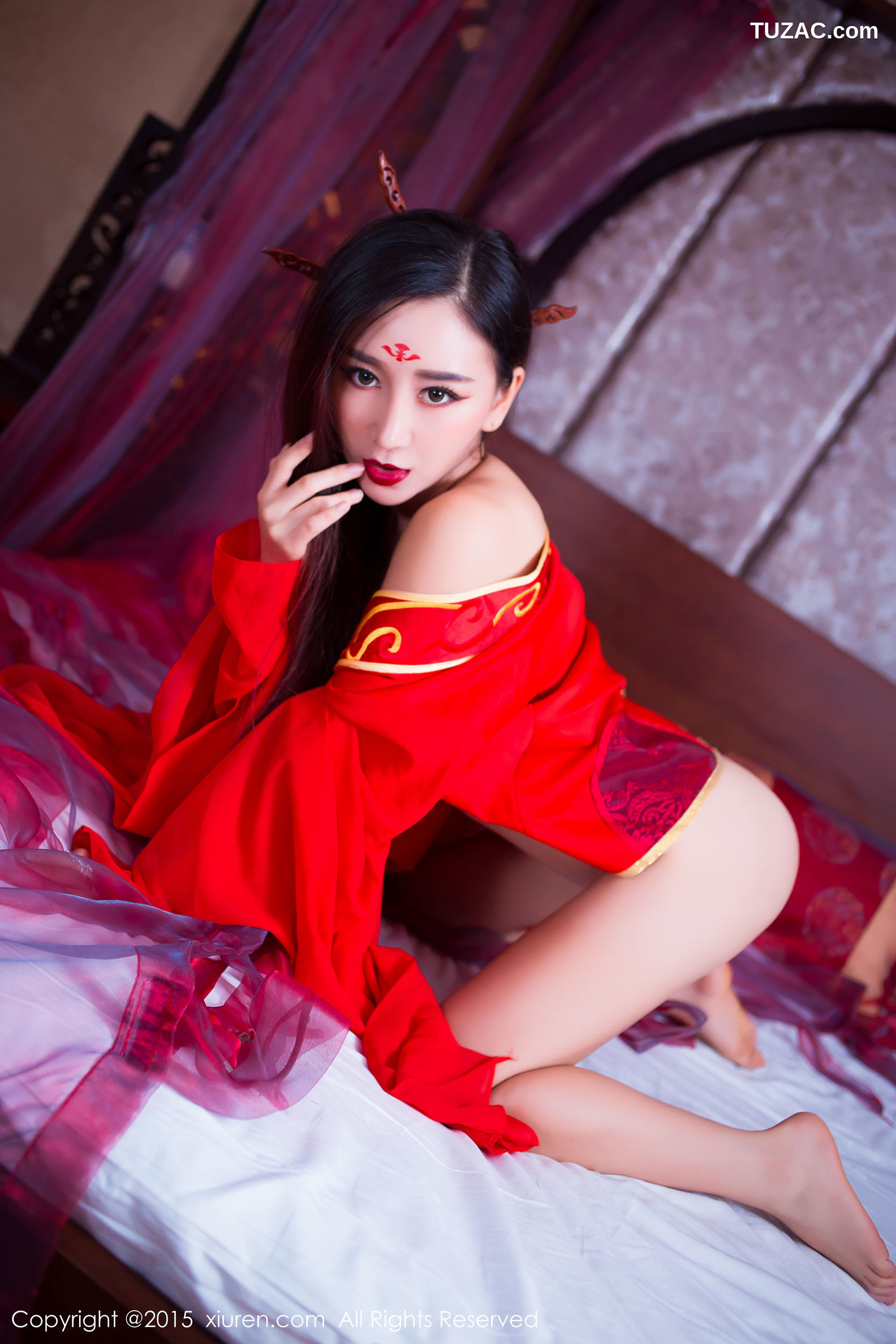XiuRen秀人网-382-邹晶晶-《花千骨-魔化》-2015.08.20