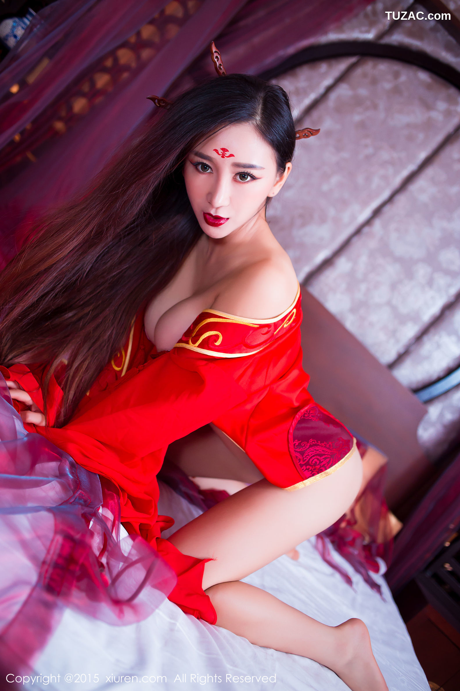 XiuRen秀人网-382-邹晶晶-《花千骨-魔化》-2015.08.20