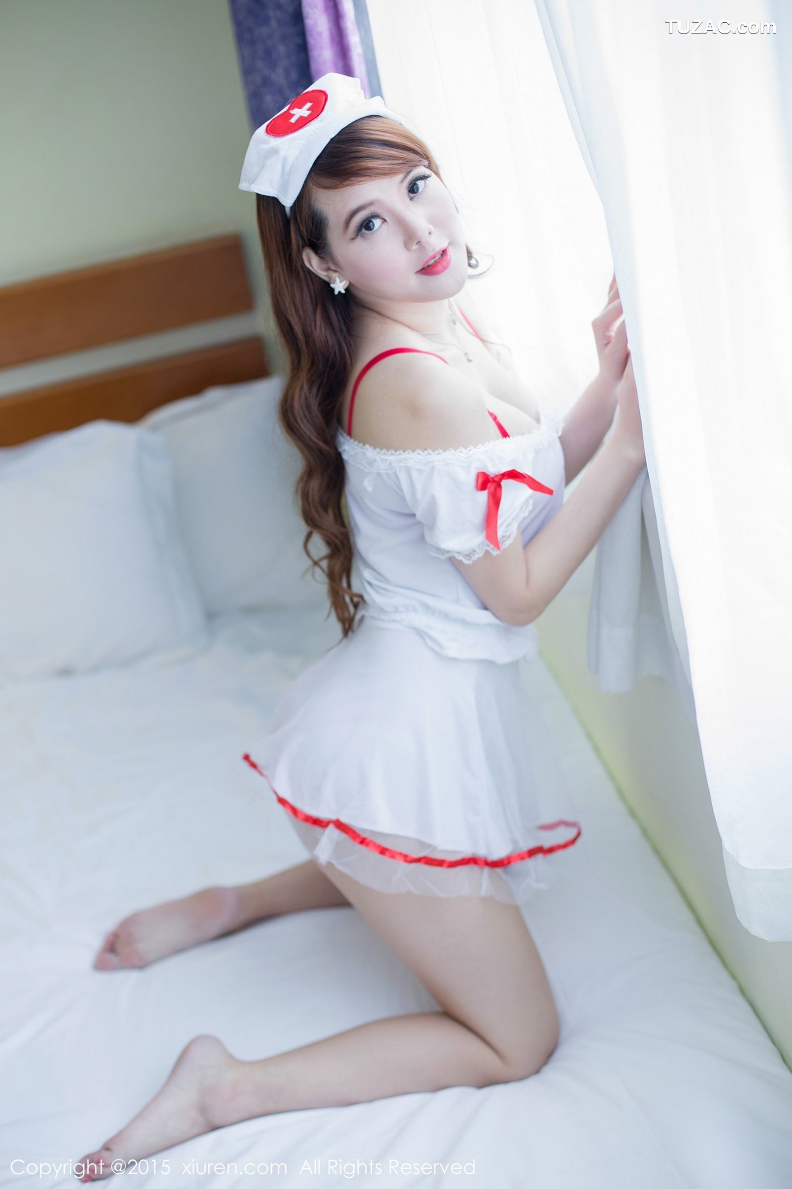XiuRen秀人网-385-妮婉Belinda-《熟女风制服COS诱惑》-2015.08.25