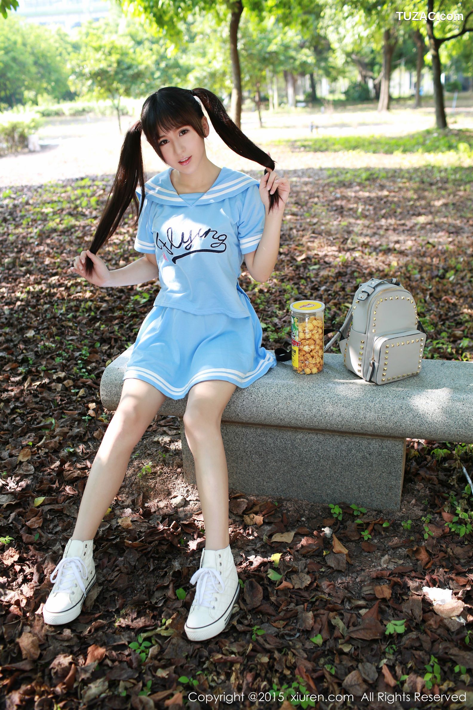 XiuRen秀人网-387-唐雨辰Tyc-《广州大学城野外》-2015.08.27