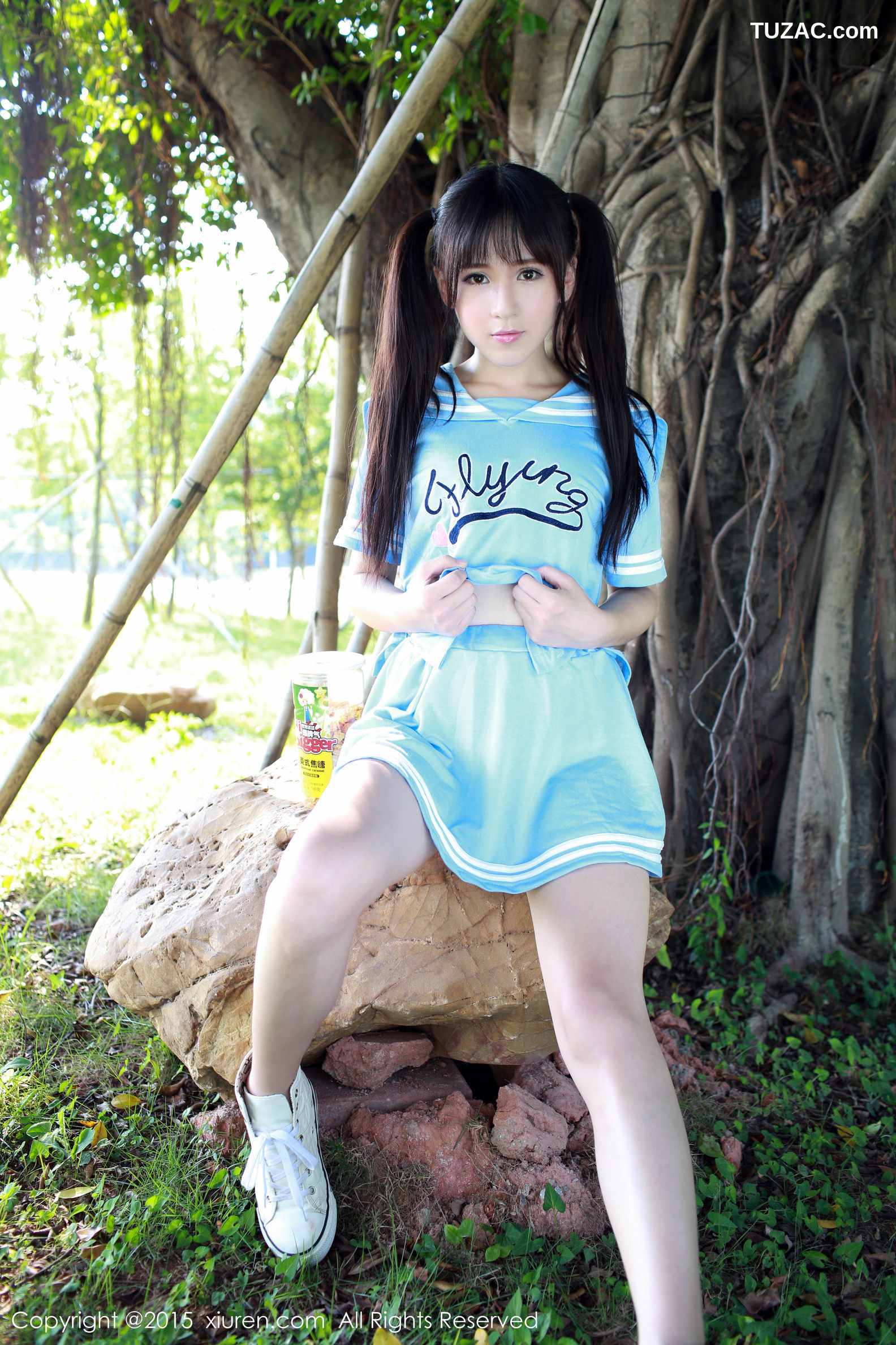 XiuRen秀人网-387-唐雨辰Tyc-《广州大学城野外》-2015.08.27