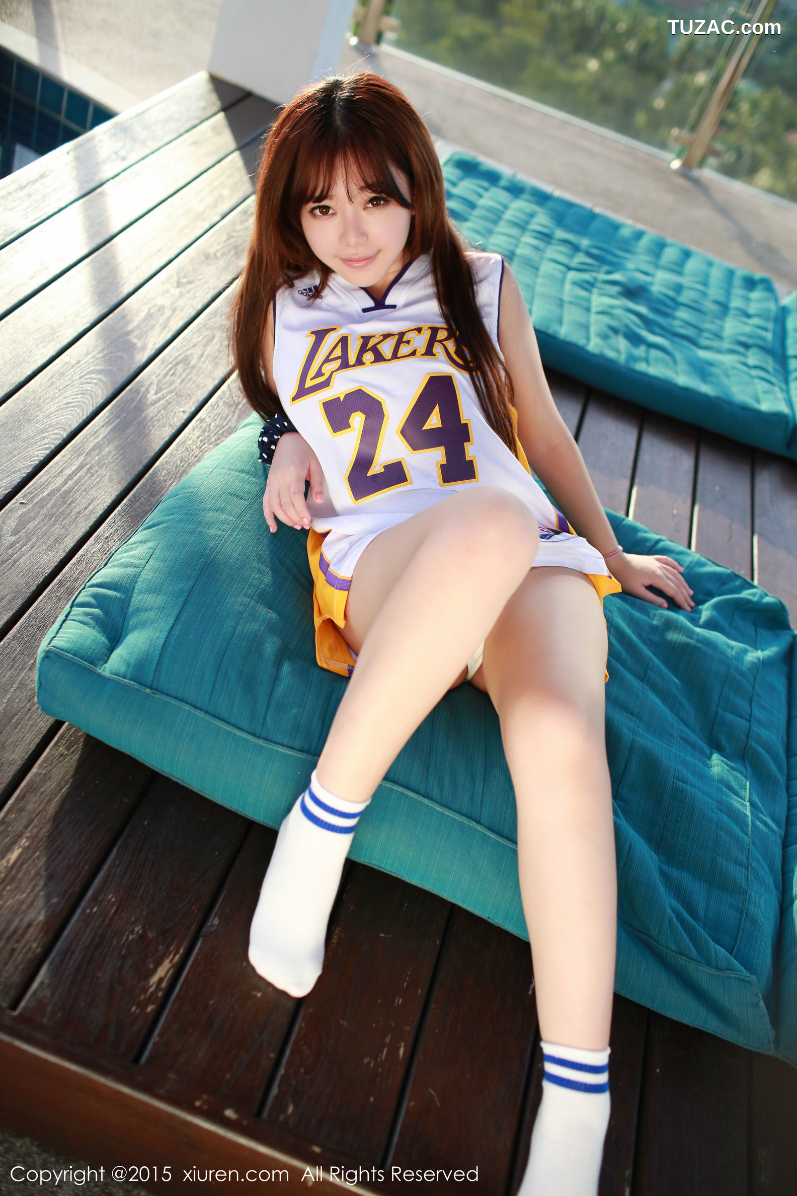 XiuRen秀人网-452-刘飞儿-《科比篮球服-布条内衣》-2015.12.30