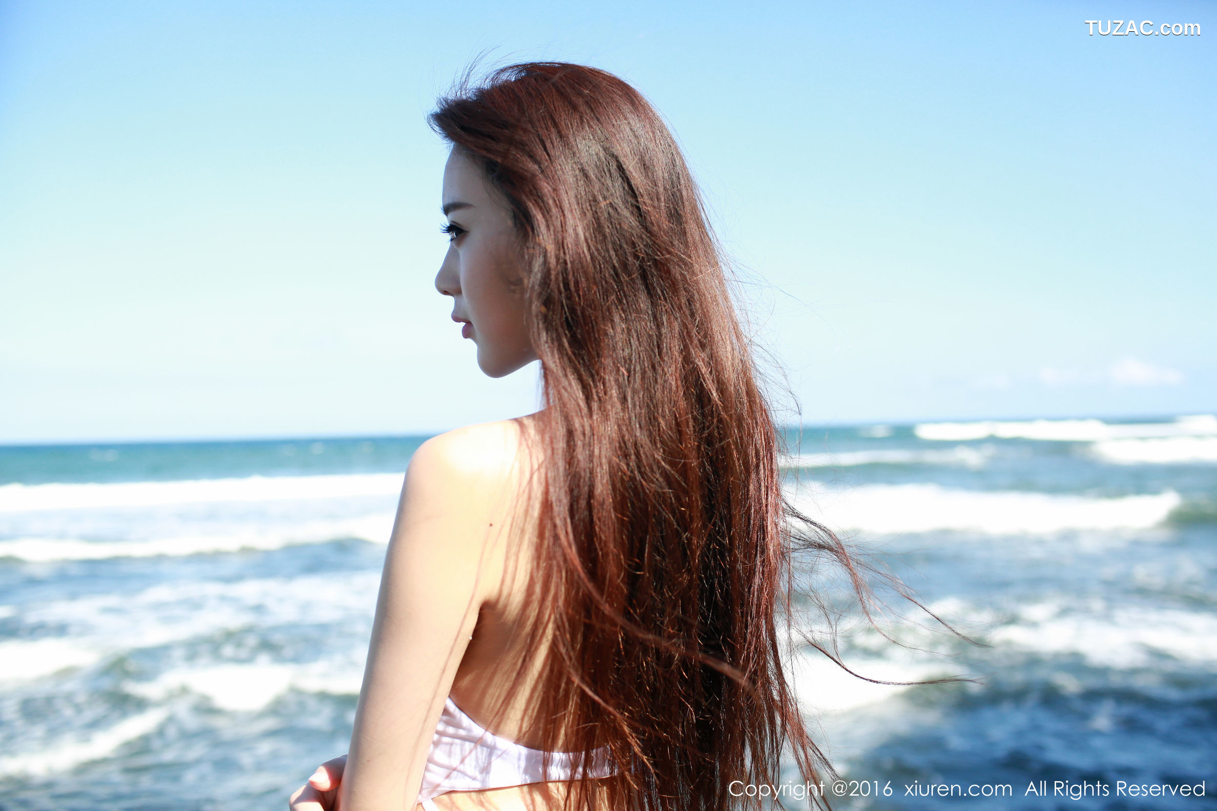 XiuRen秀人网-540-赵小米-《性感的高叉V连体露背装》-2016.06.13