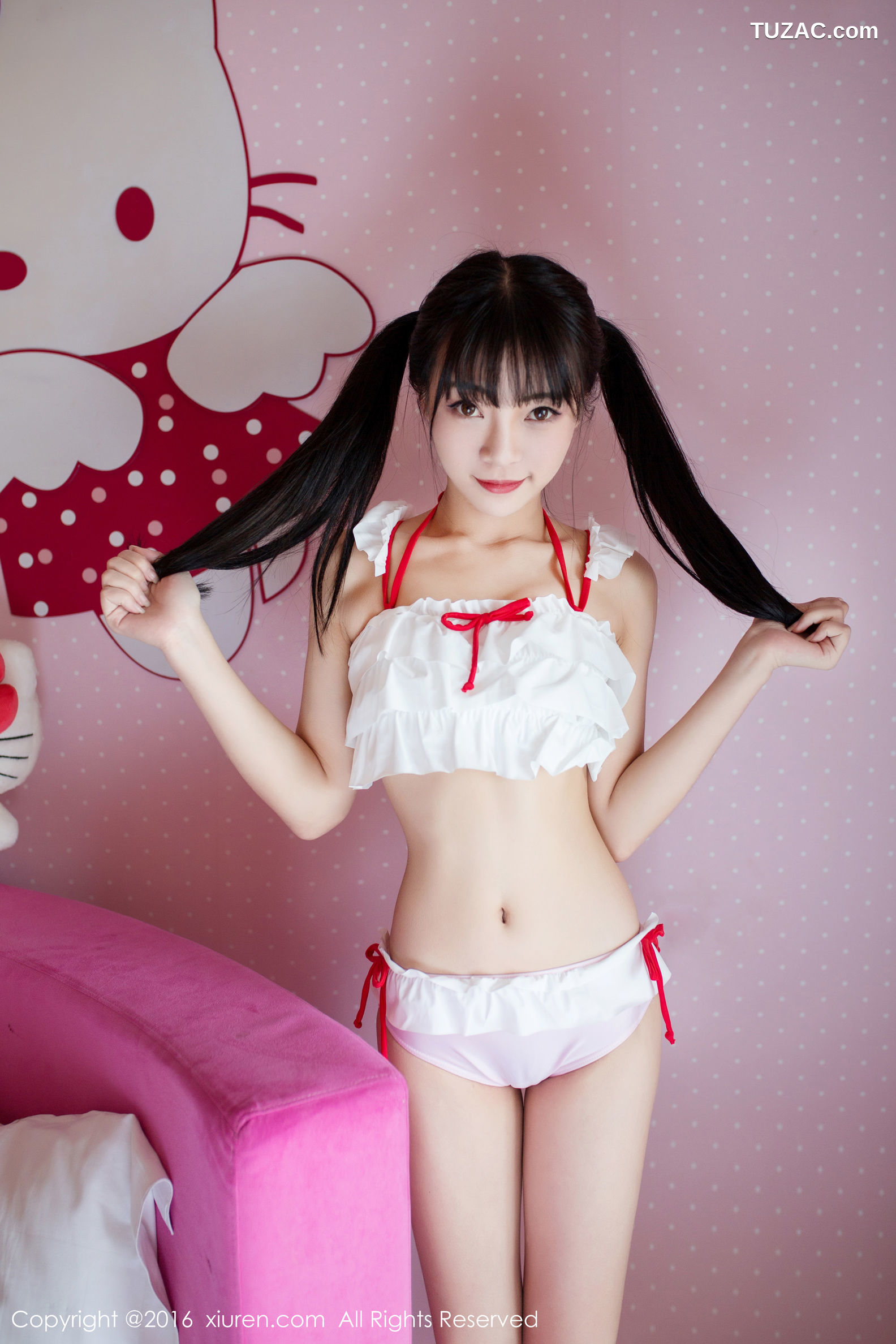 XiuRen秀人网-552-Mio莉莉-《丝粉色的初恋》-2016.06.27