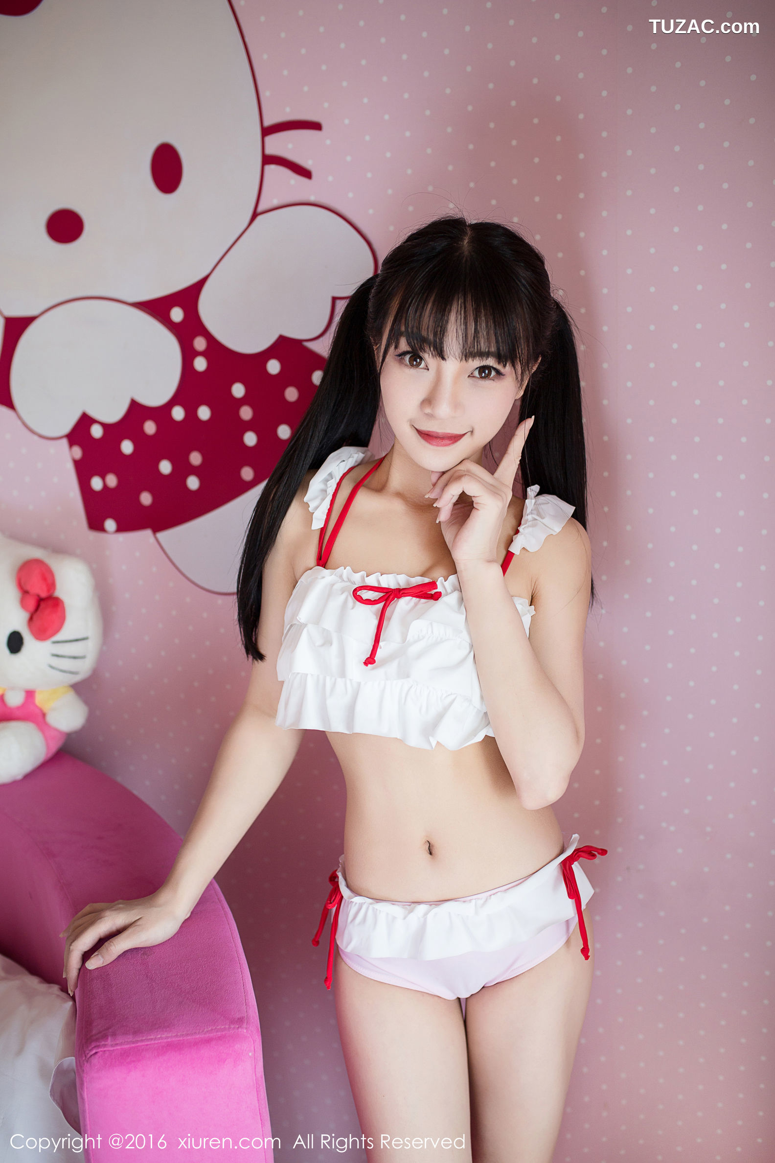 XiuRen秀人网-552-Mio莉莉-《丝粉色的初恋》-2016.06.27