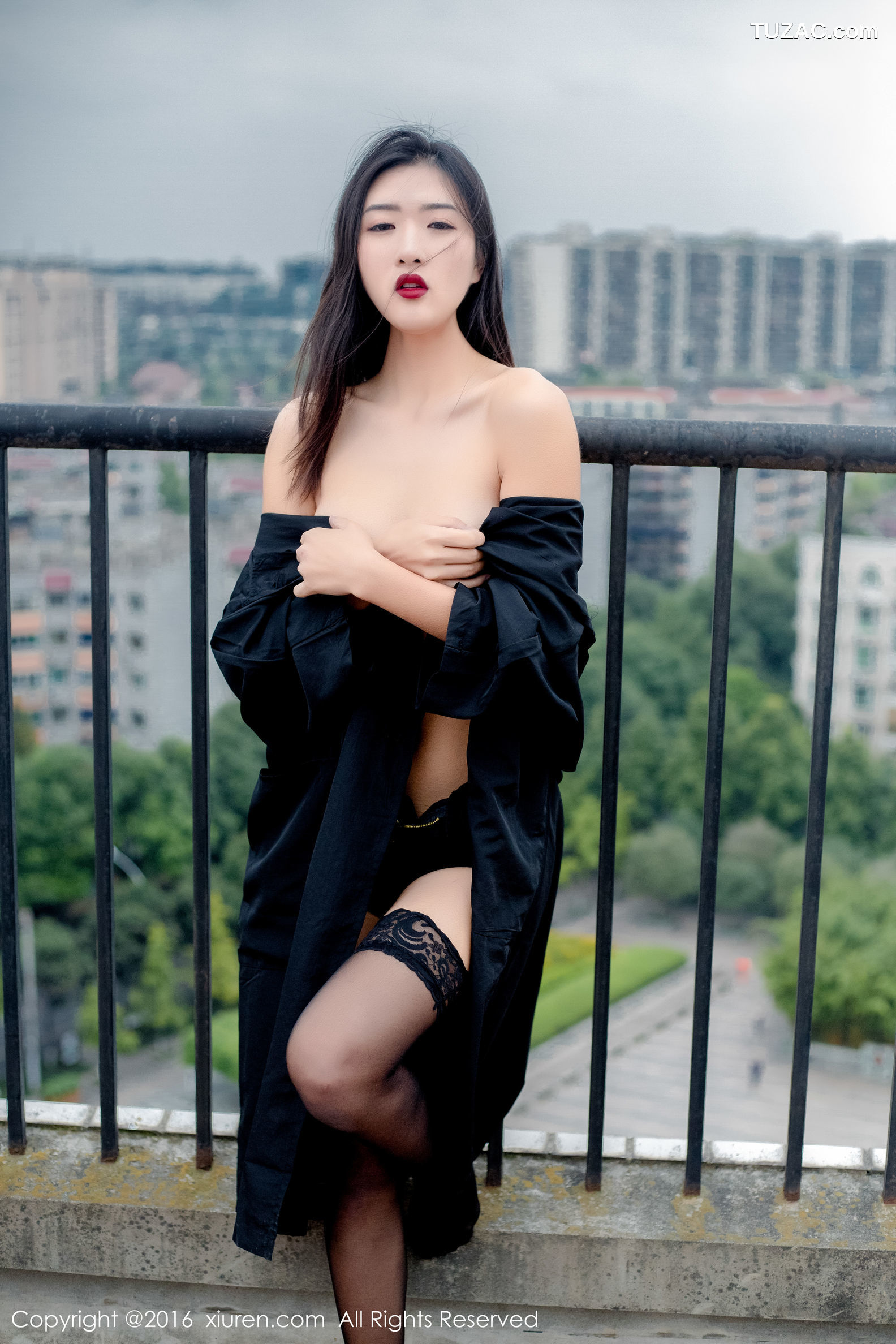 XiuRen秀人网-624-周琰琳-《红颜朱唇-宛若青莲出水》-2016.10.25