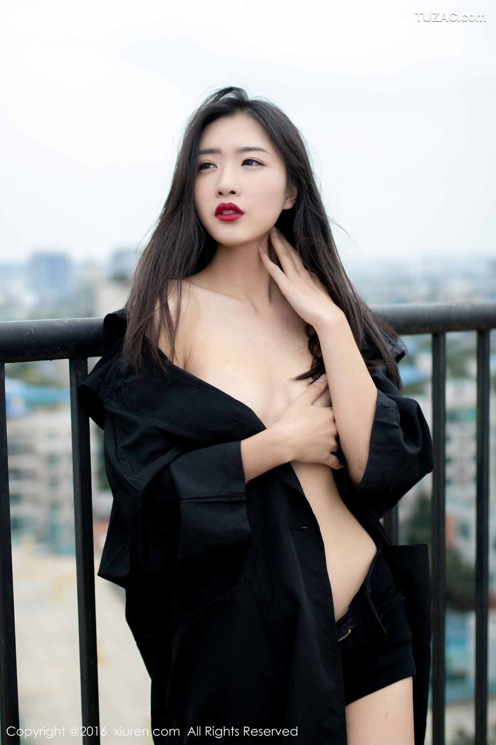 XiuRen秀人网-624-周琰琳-《红颜朱唇-宛若青莲出水》-2016.10.25