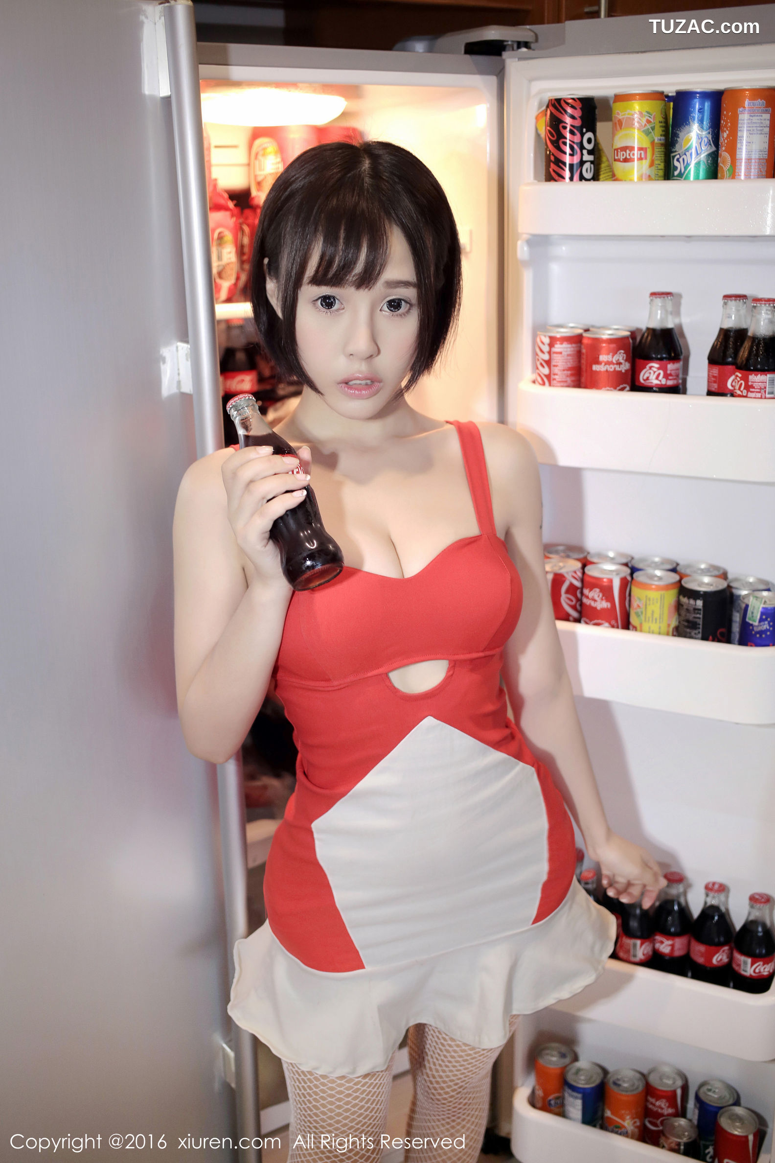 XiuRen秀人网-665-艾莉-《小红裙》-2016.12.23