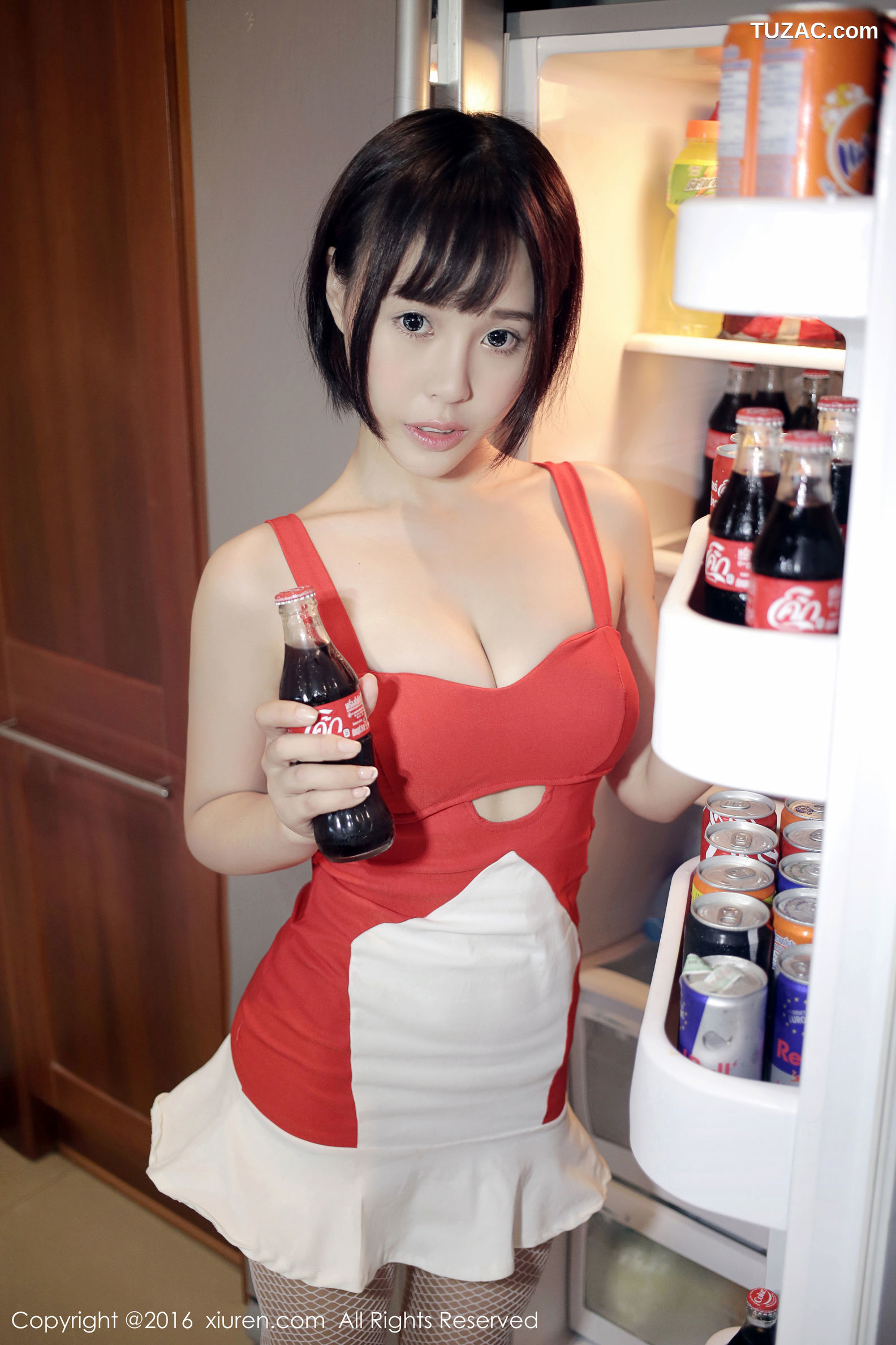 XiuRen秀人网-665-艾莉-《小红裙》-2016.12.23