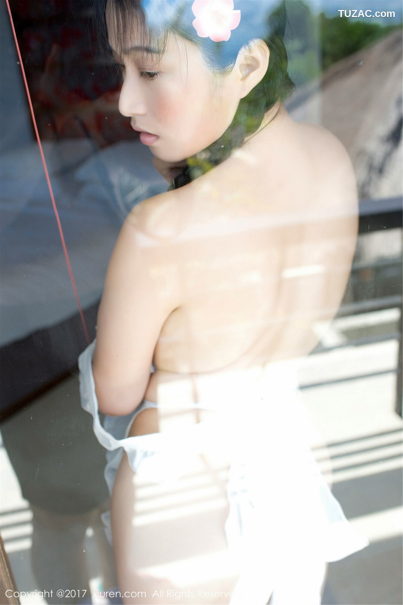 XiuRen秀人网-751-盼盼玉奴-《海水湿身-日系女仆》-2017.05.10