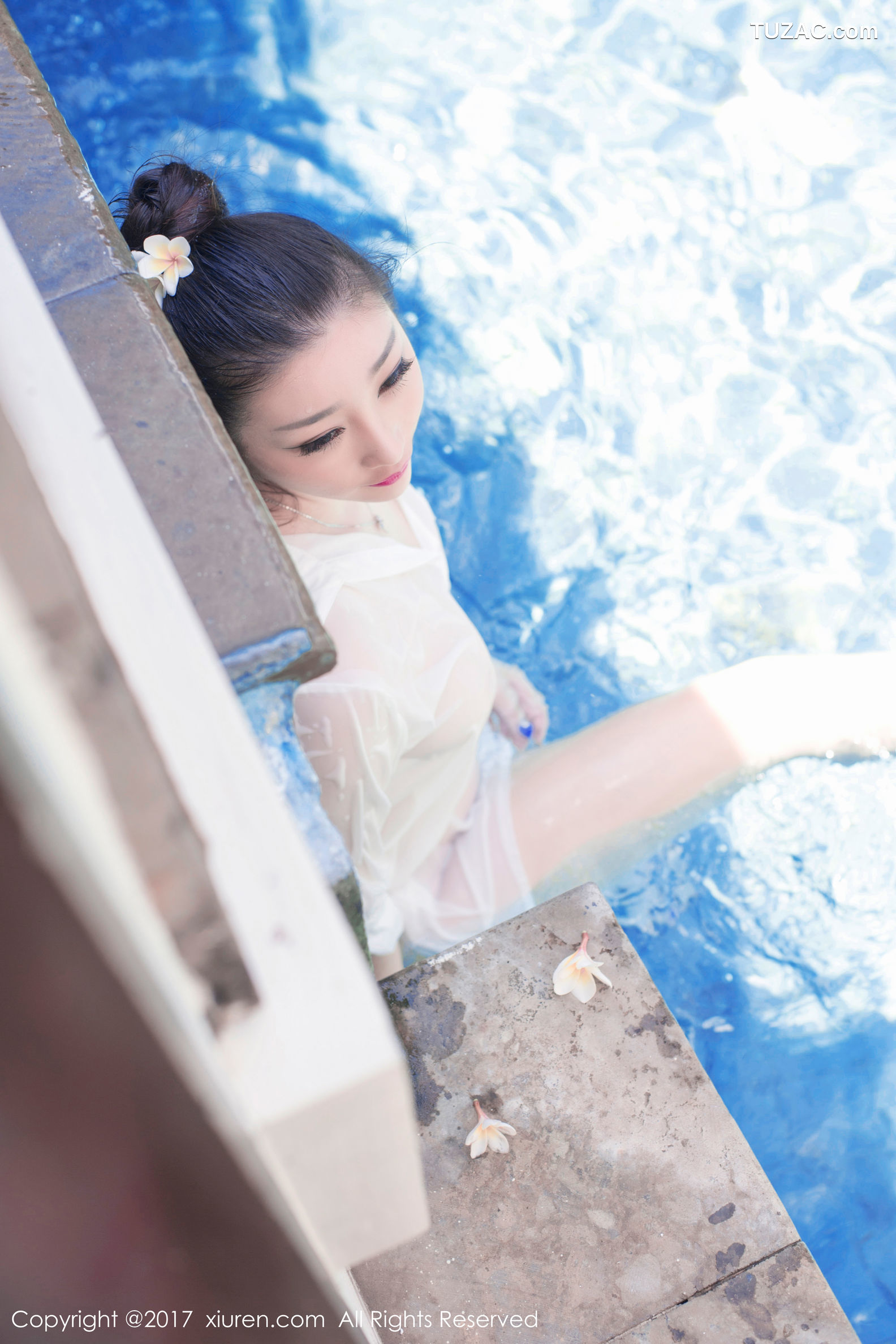 XiuRen秀人网-781-妲己-《衬衫湿身-泡泡浴》-2017.07.11