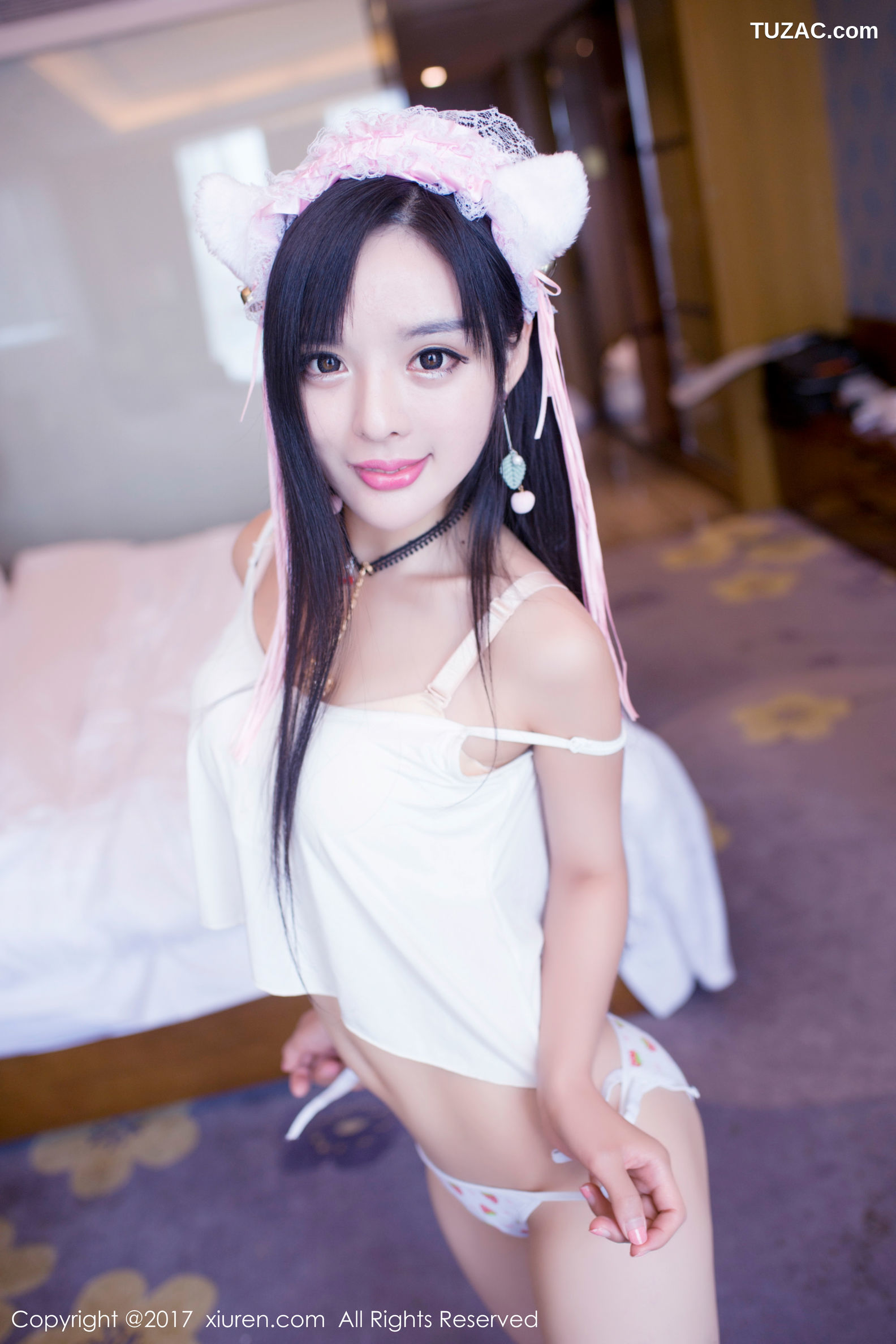 XiuRen秀人网-874-柠檬Baby-《吊带小猫女-体操服》-2017.12.19