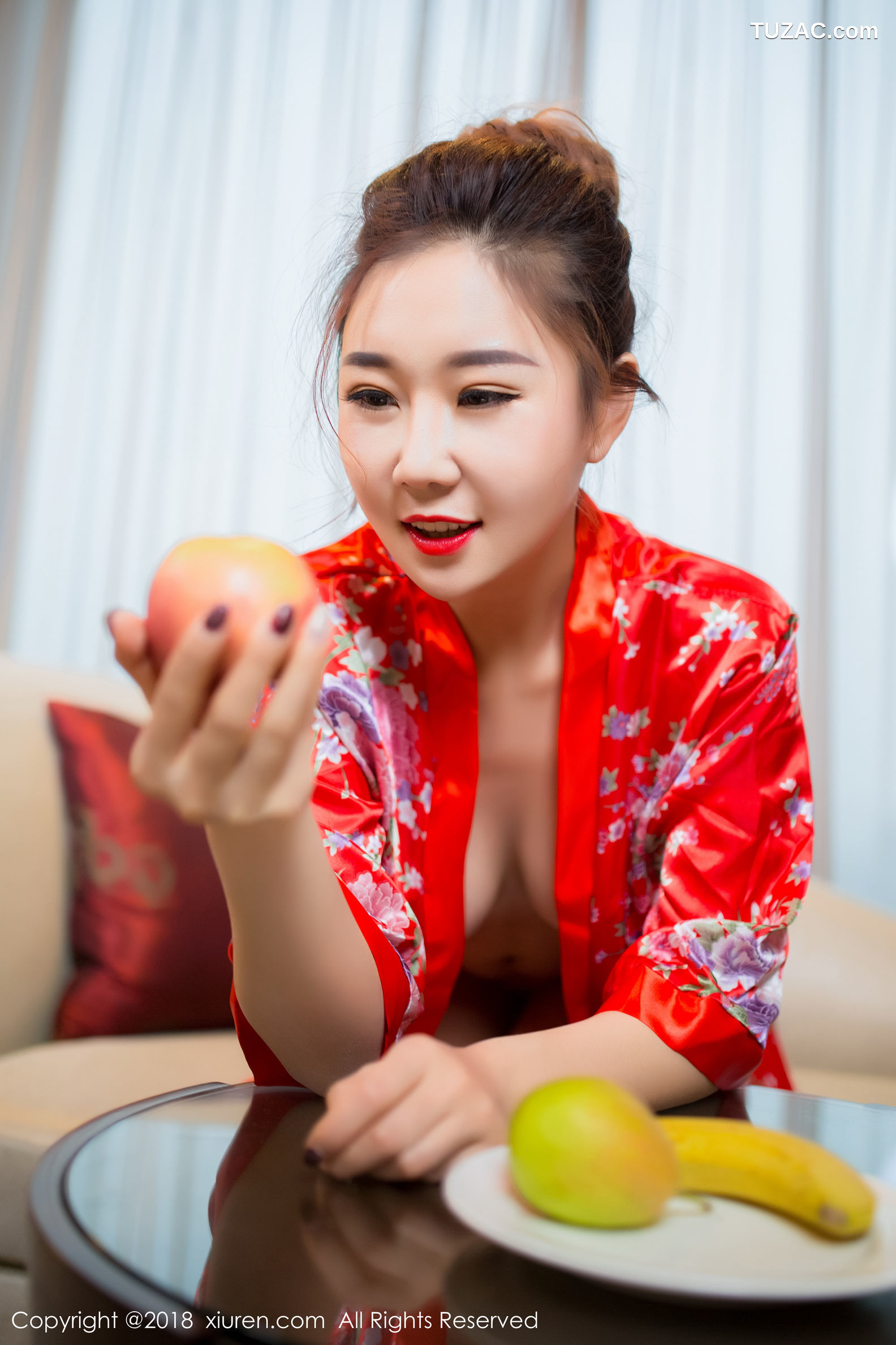 XiuRen秀人网-892-棉花糖Candy-《华丽和服-半透丝袜》-2018.01.10