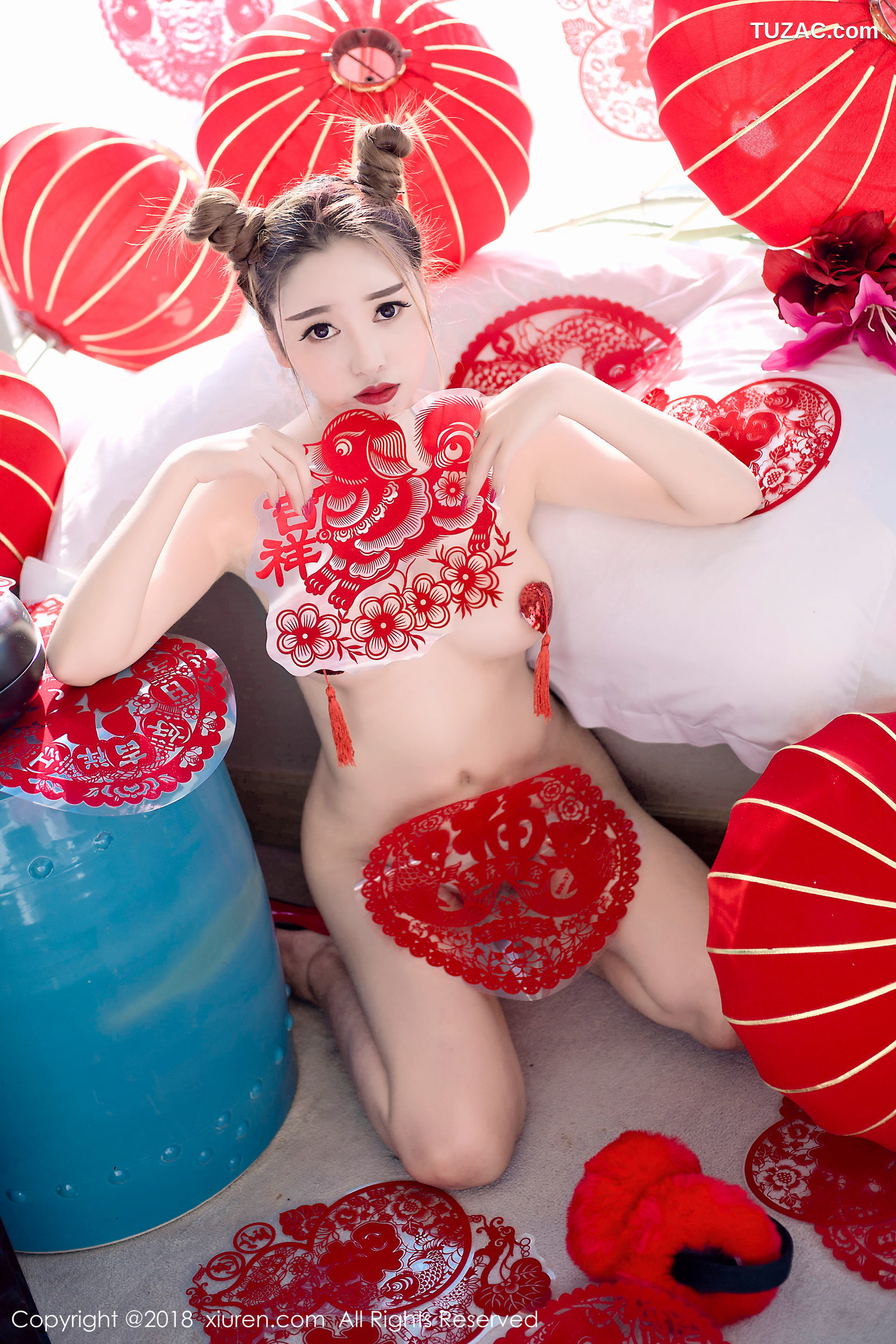 XiuRen秀人网-912-李梓熙-E罩杯美女-《新春特刊》-2018.01.26