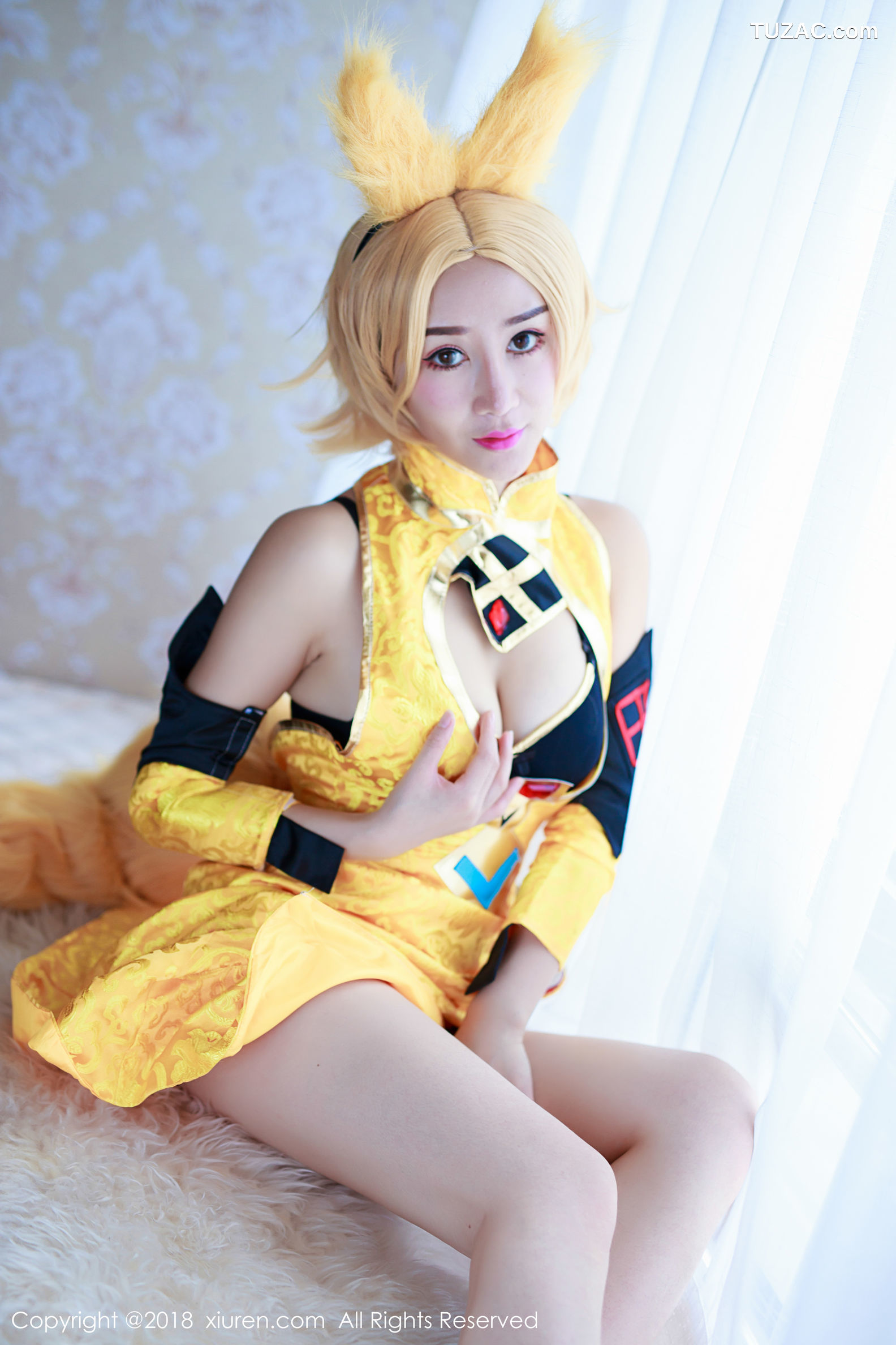 XiuRen秀人网-937-邹晶晶女王-《王者荣耀妲己COS》-2018.02.23