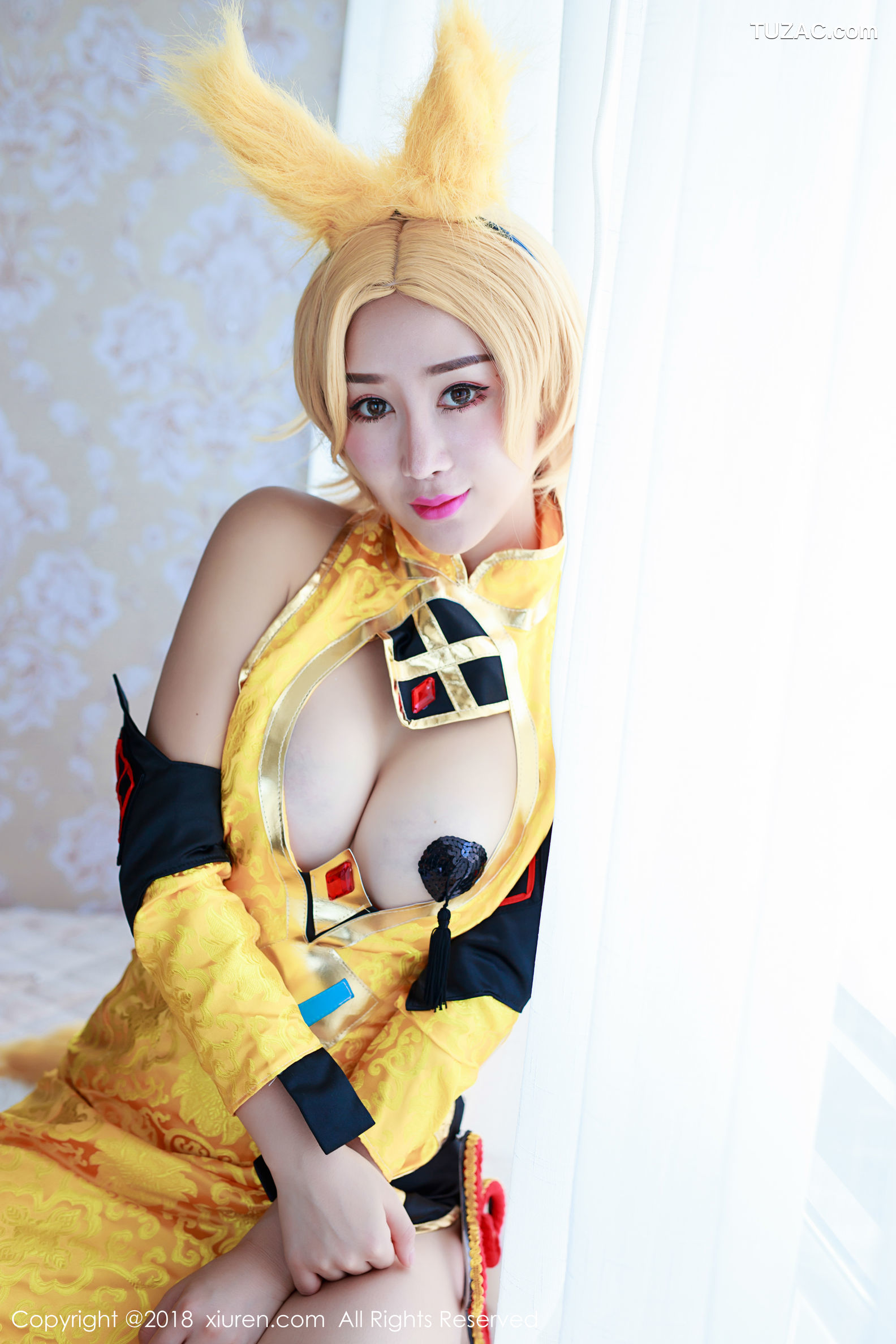 XiuRen秀人网-937-邹晶晶女王-《王者荣耀妲己COS》-2018.02.23