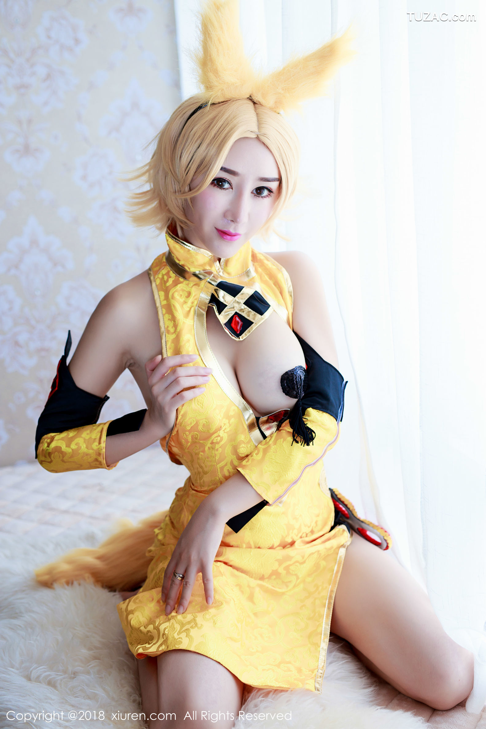 XiuRen秀人网-937-邹晶晶女王-《王者荣耀妲己COS》-2018.02.23