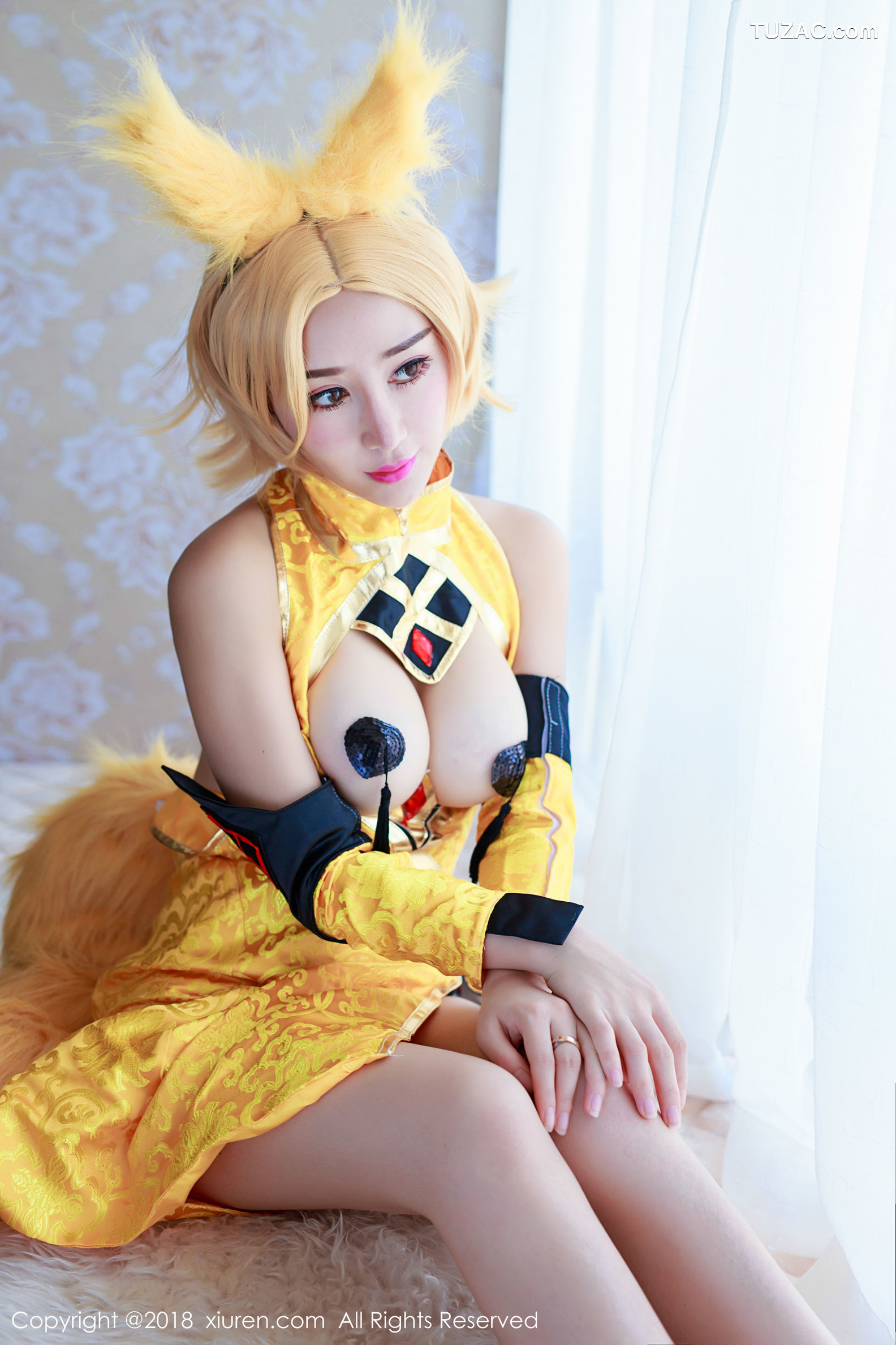 XiuRen秀人网-937-邹晶晶女王-《王者荣耀妲己COS》-2018.02.23