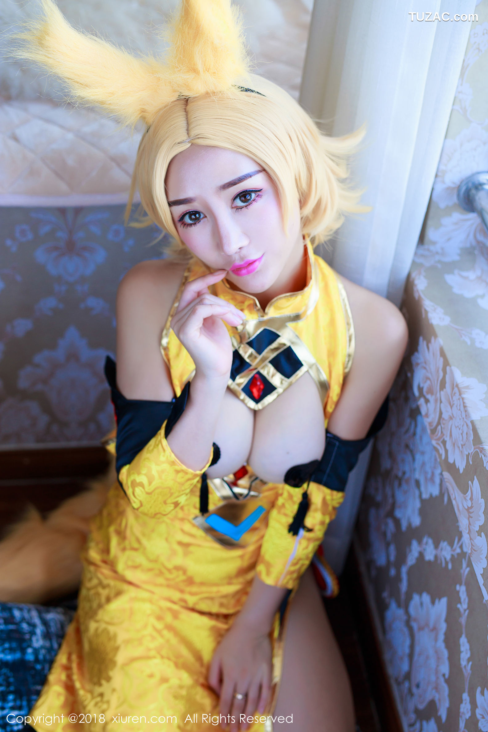 XiuRen秀人网-937-邹晶晶女王-《王者荣耀妲己COS》-2018.02.23