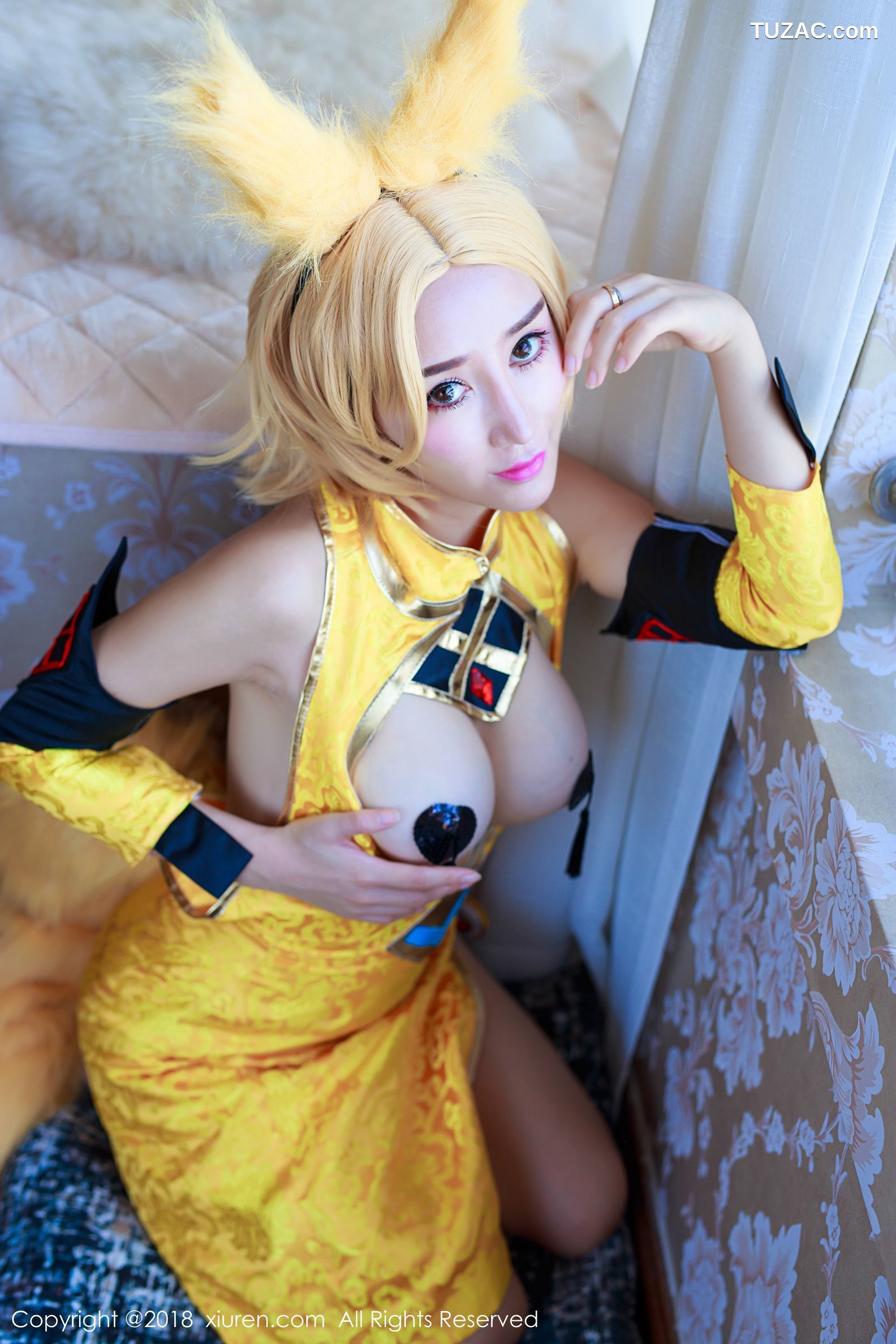 XiuRen秀人网-937-邹晶晶女王-《王者荣耀妲己COS》-2018.02.23