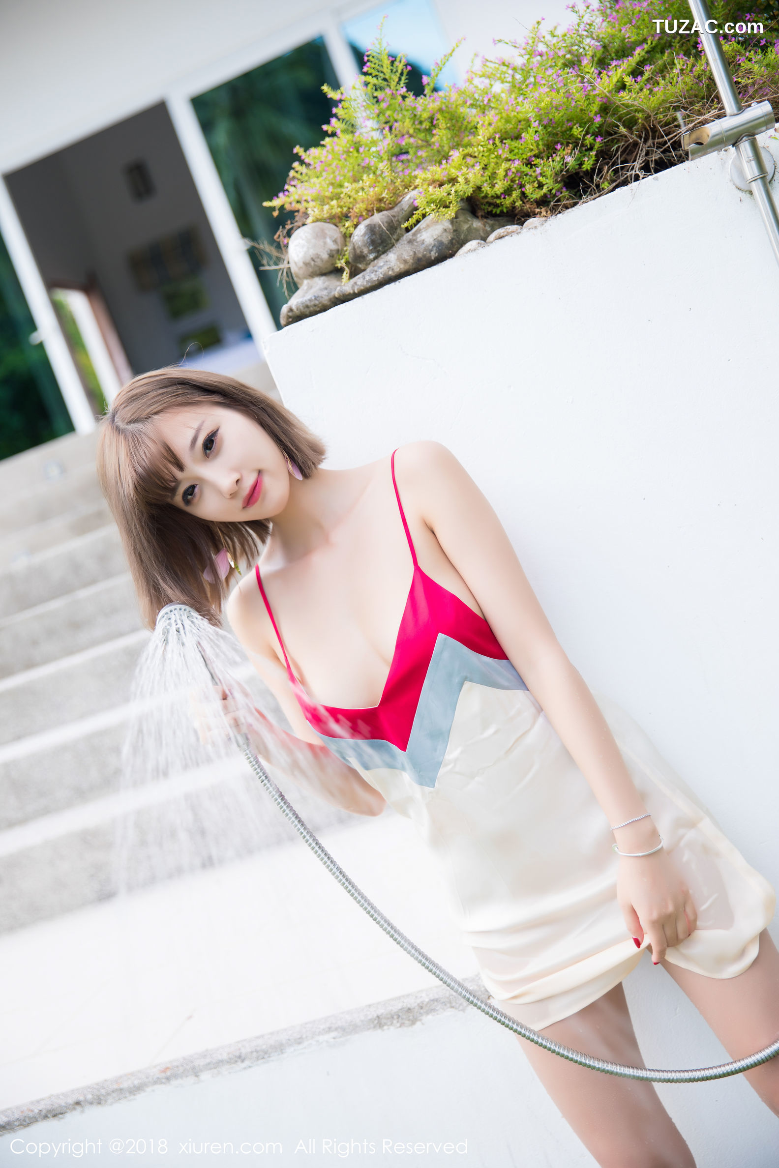 XiuRen秀人网-1027-杨晨晨-《白衬衫-蕾丝内衣》-2018.05.25