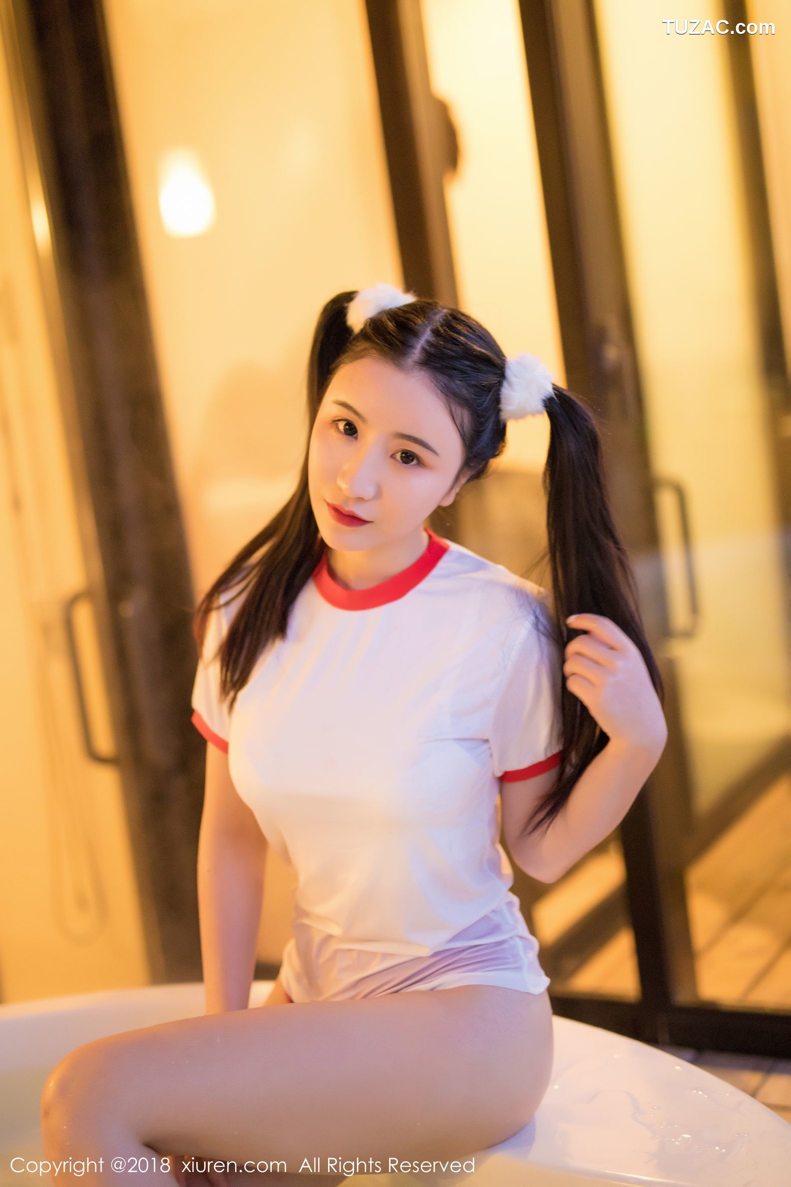 XiuRen秀人网-1064-绯月樱-《双马尾湿身诱惑》-2018.07.03