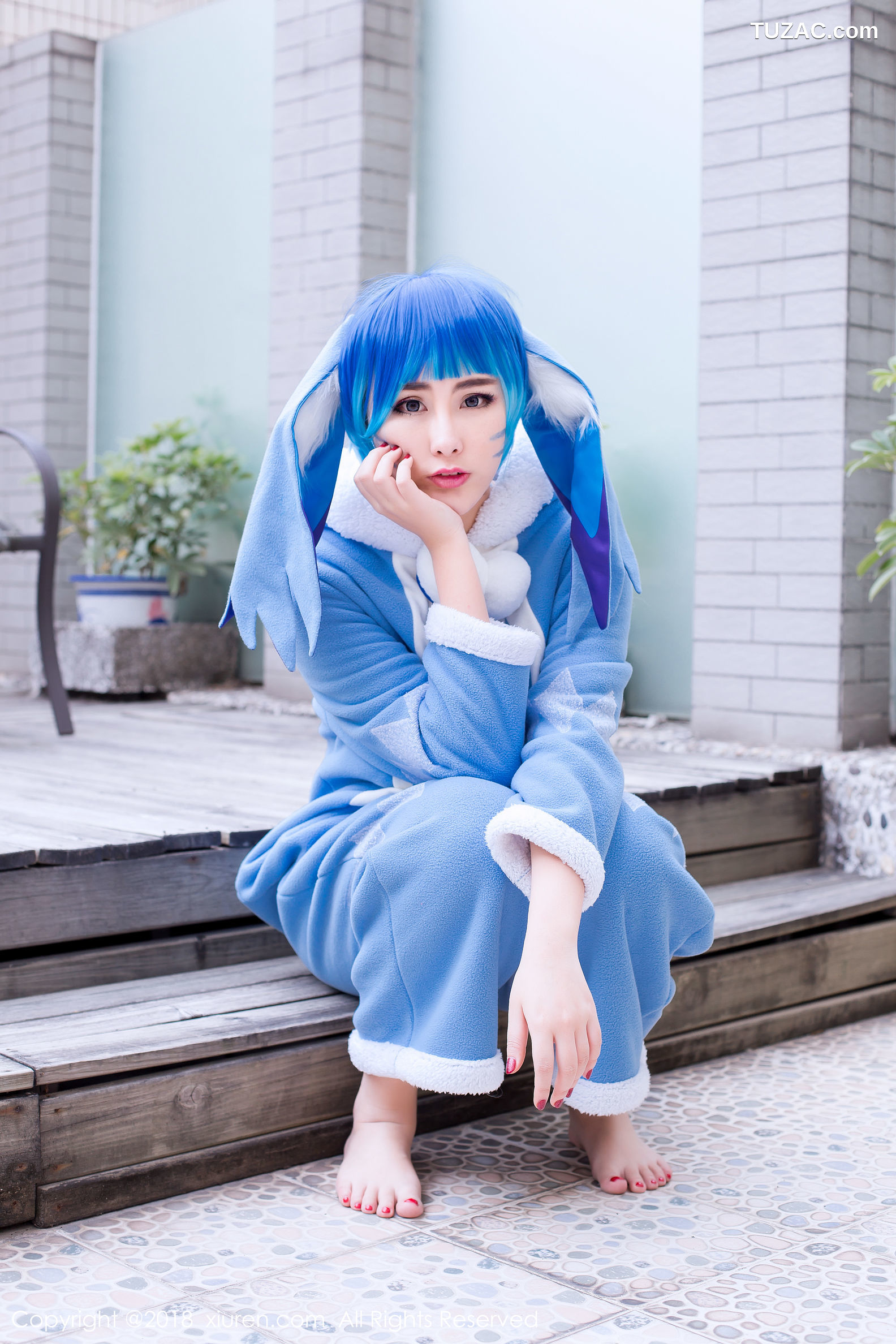 XiuRen秀人网-1096-孟狐狸FoxYini-《浴室诱惑-销魂COS系列》-2018.07.25