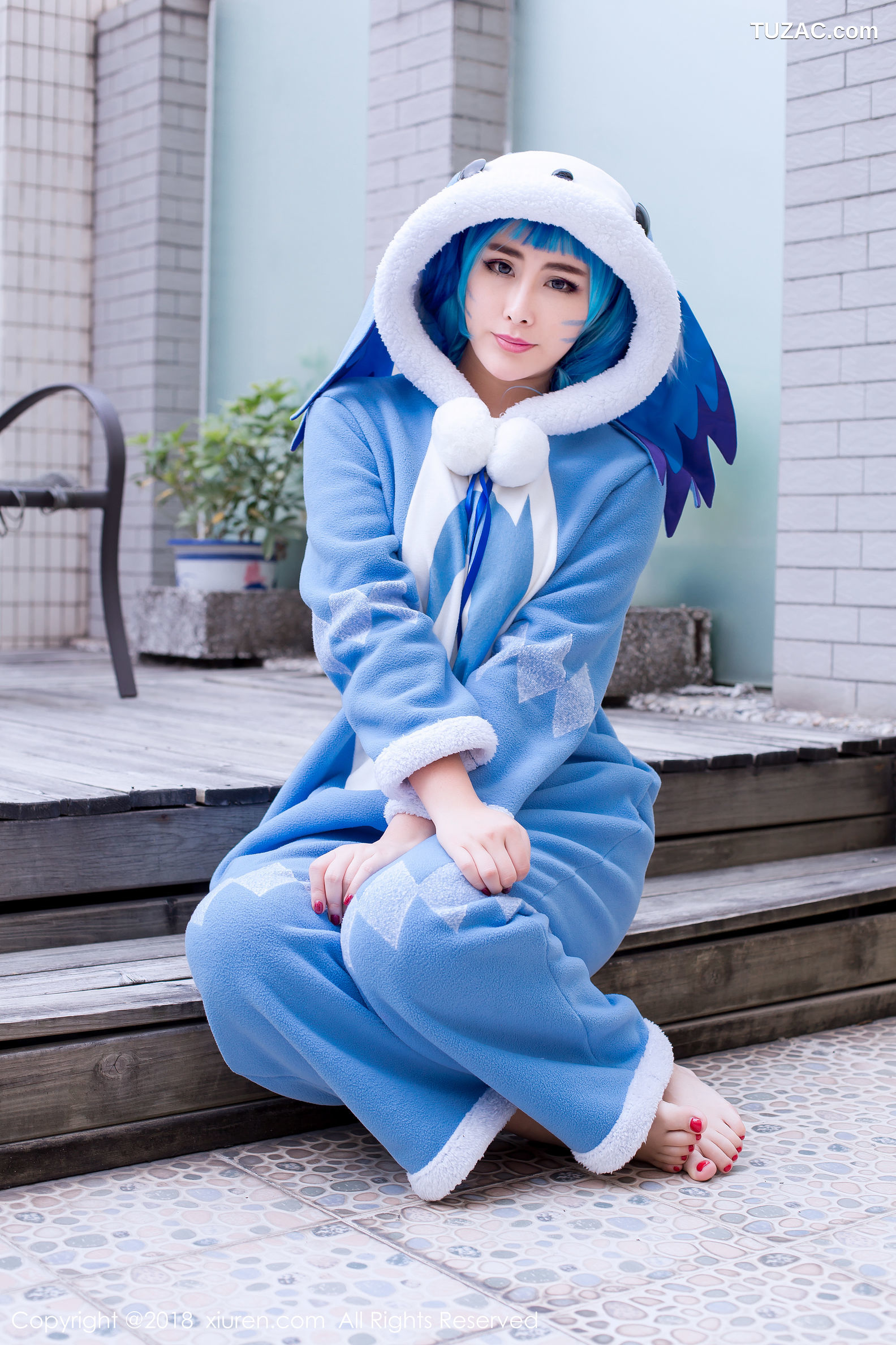 XiuRen秀人网-1096-孟狐狸FoxYini-《浴室诱惑-销魂COS系列》-2018.07.25