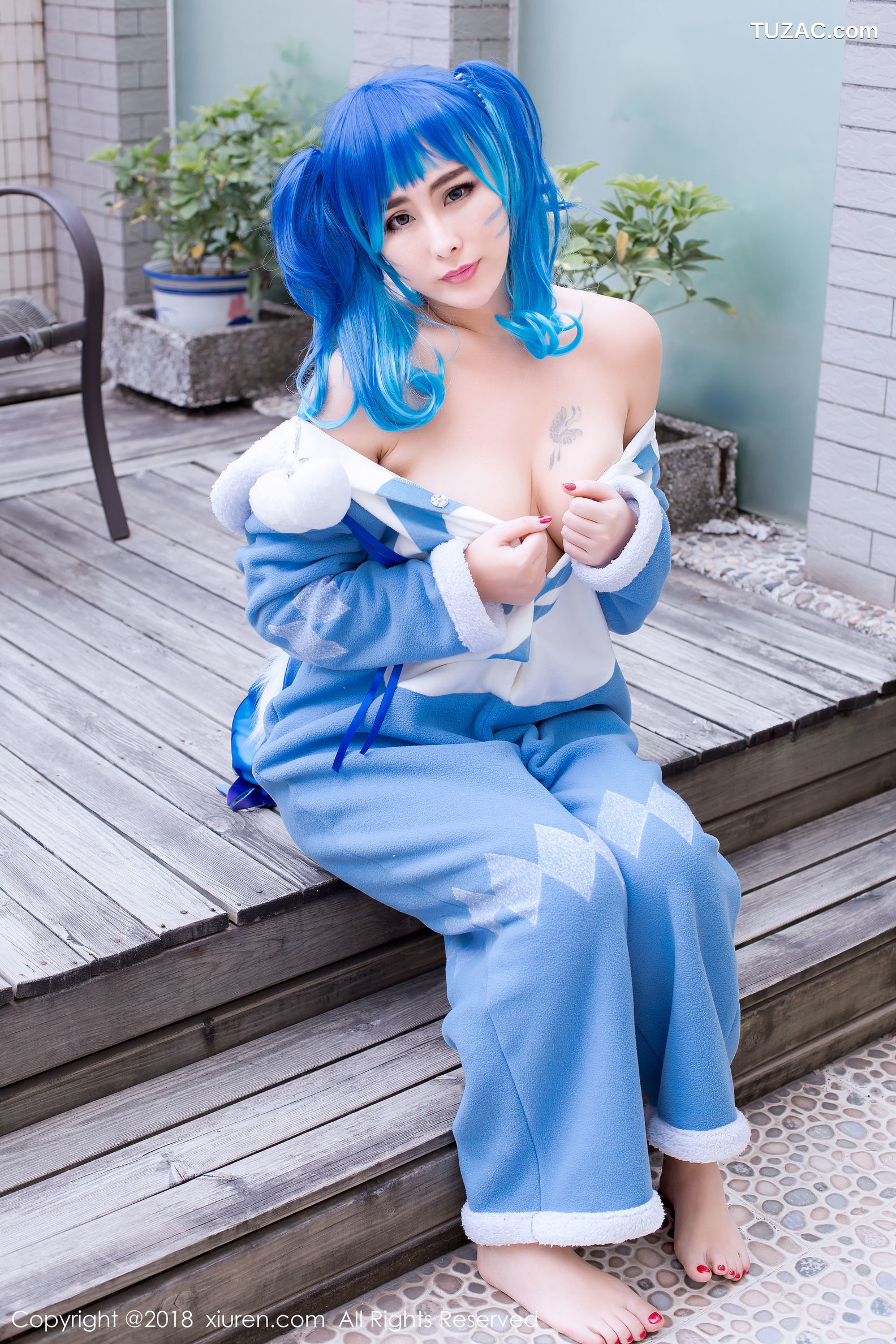 XiuRen秀人网-1096-孟狐狸FoxYini-《浴室诱惑-销魂COS系列》-2018.07.25