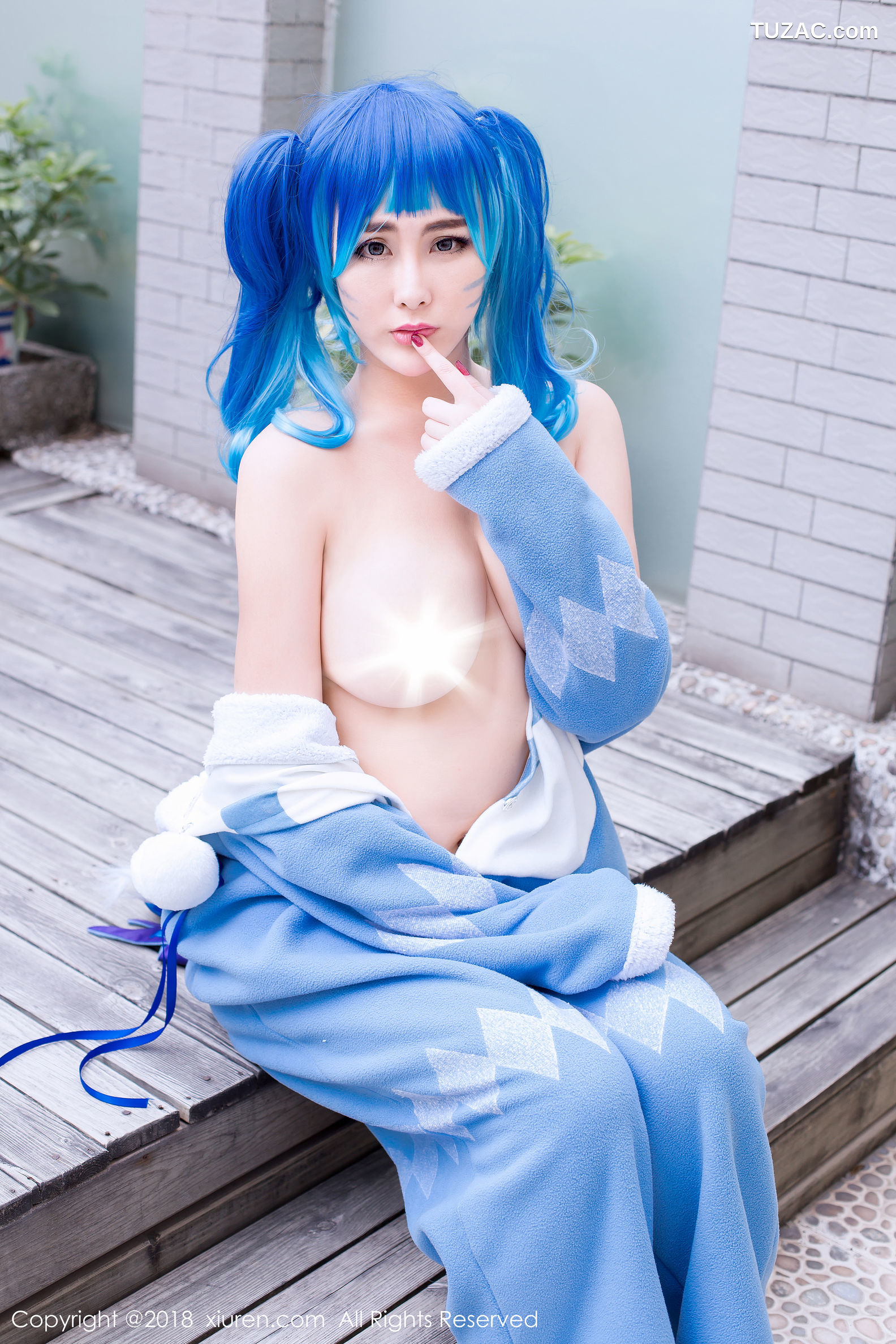 XiuRen秀人网-1096-孟狐狸FoxYini-《浴室诱惑-销魂COS系列》-2018.07.25