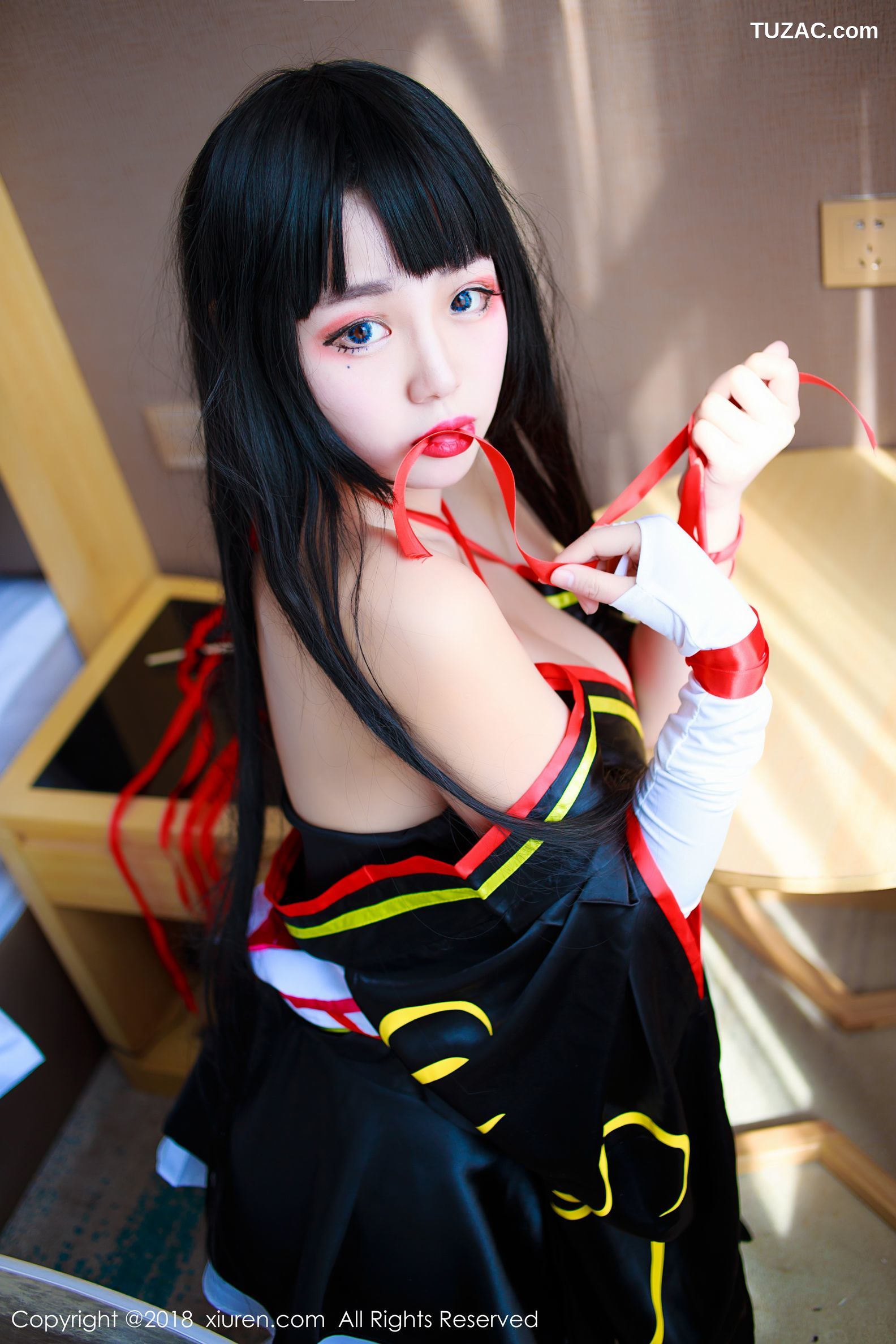 XiuRen秀人网-1118-模特米粒米粒-《热爱Cos的童颜巨乳软妹子》-2018.08.13