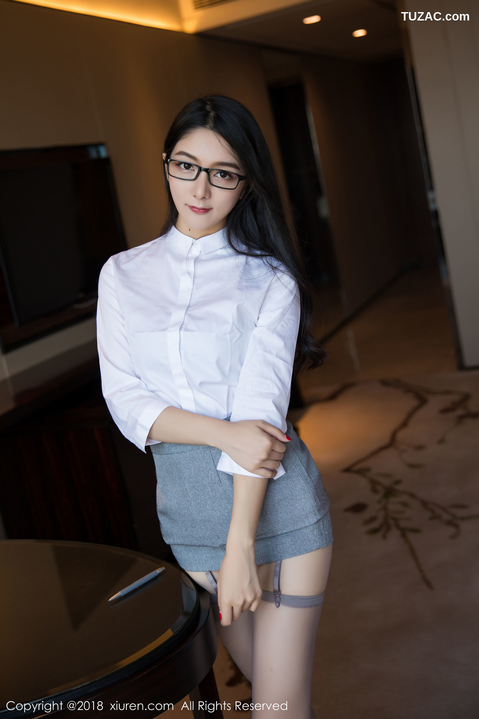 XiuRen秀人网-1167-小热巴-《性感OL》-2018.09.21