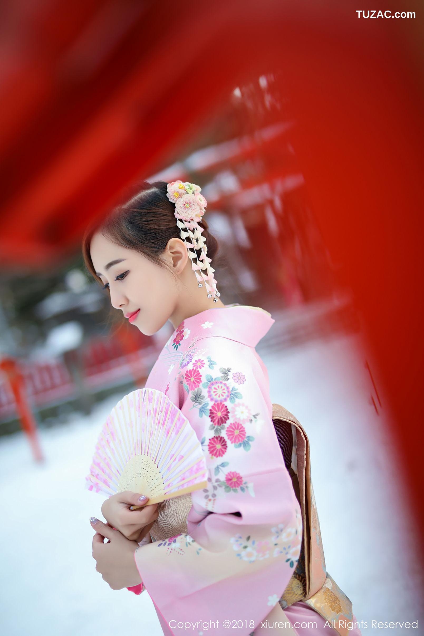 XiuRen秀人网-1228-猫宝-《传统和服与粉色比基尼》-2018.11.13