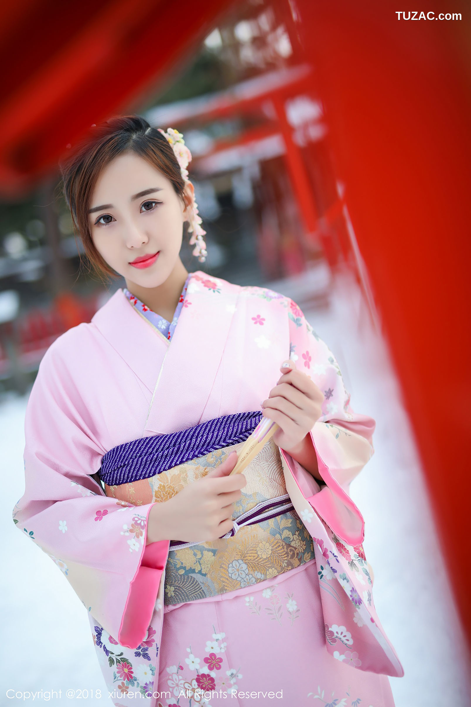 XiuRen秀人网-1228-猫宝-《传统和服与粉色比基尼》-2018.11.13