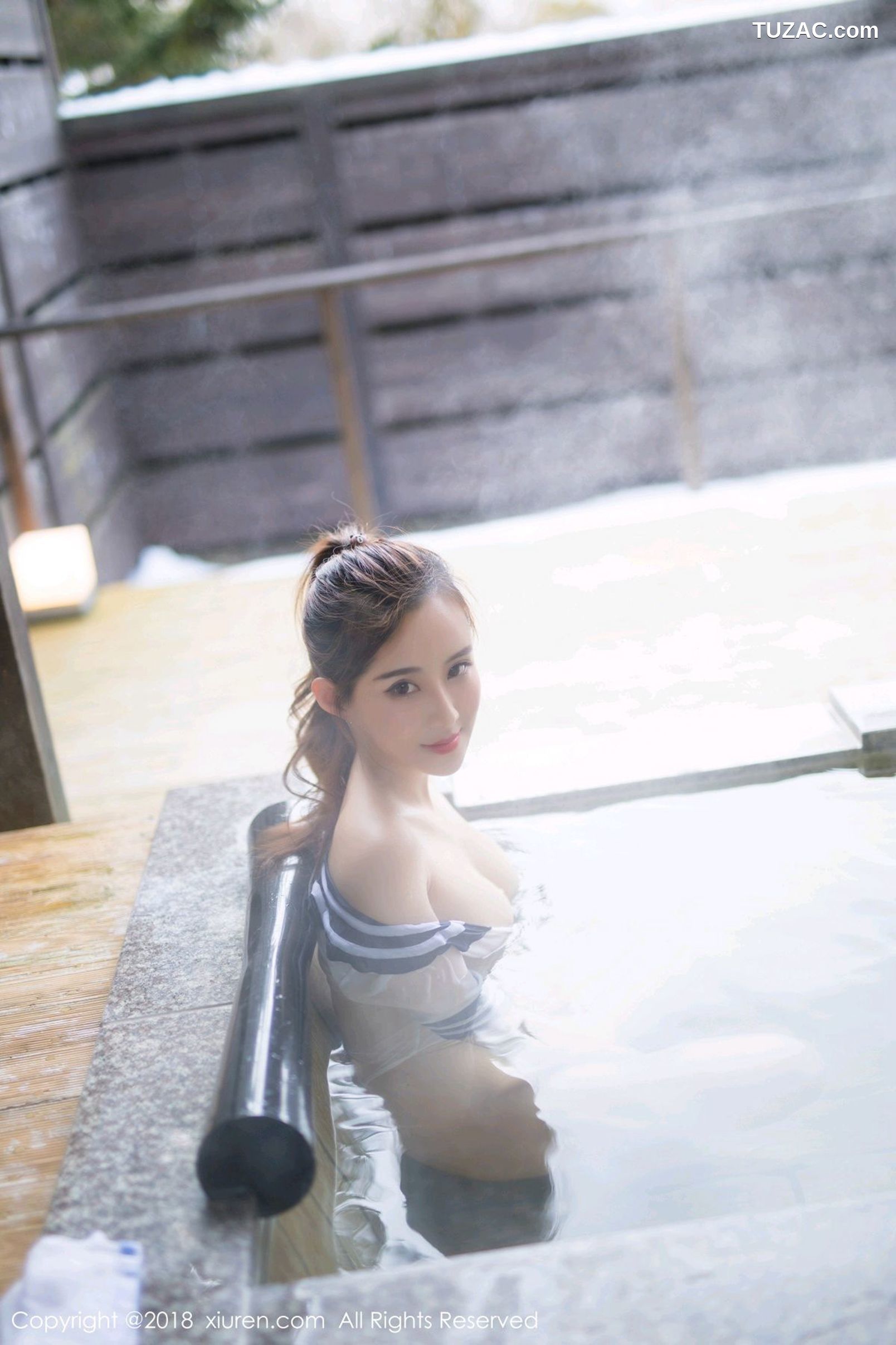 XiuRen秀人网-1251-猫宝-《温泉水滑洗凝脂湿身诱惑》-2018.12.04