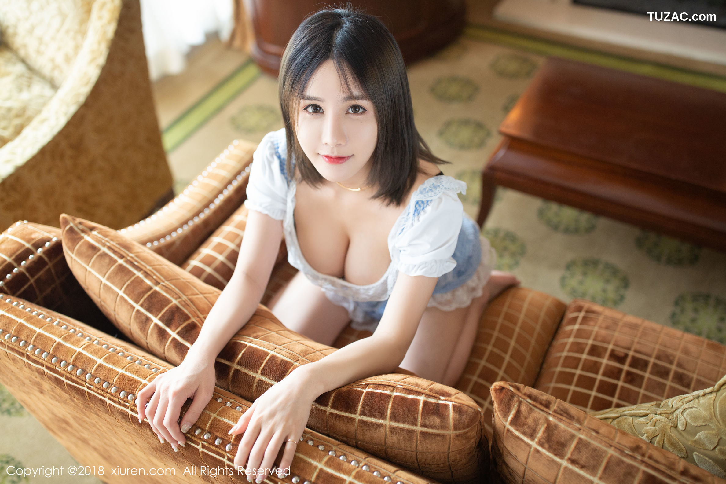 XiuRen秀人网-1261-小沫琳-《温柔不失性感的女仆》-2018.12.11