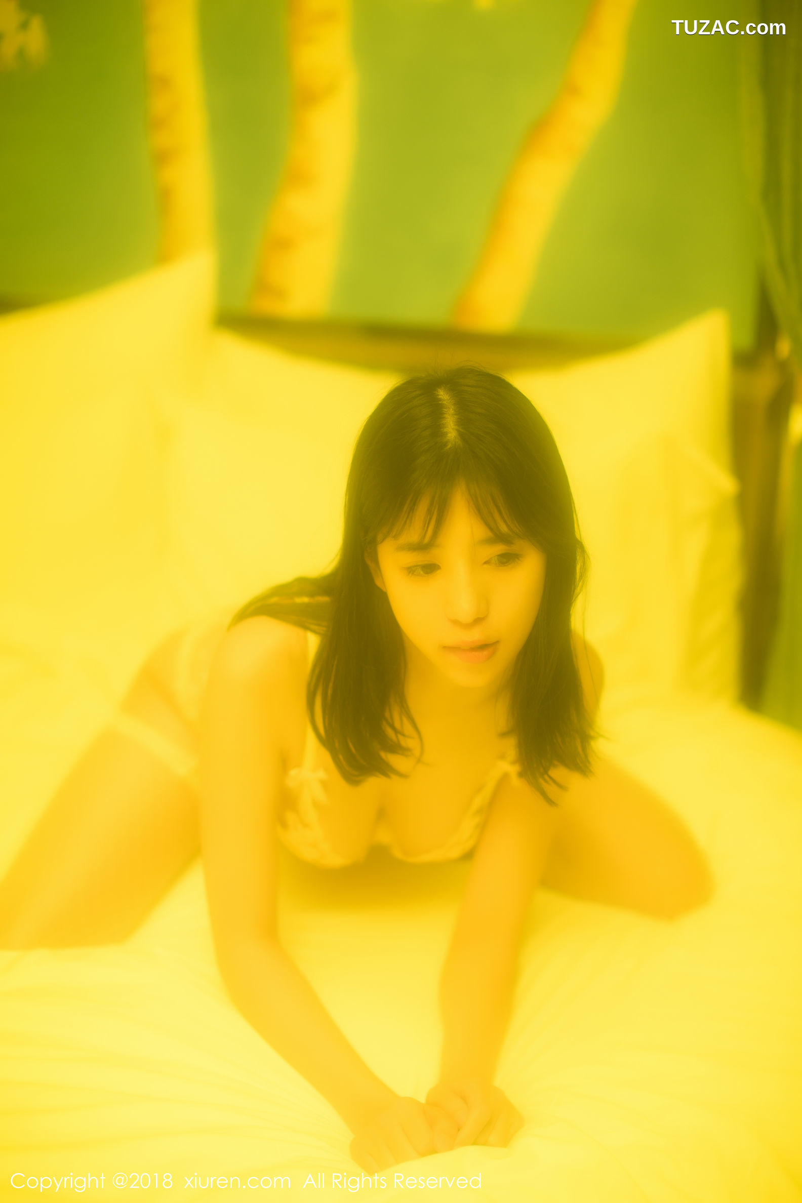 XiuRen秀人网-1282-艾栗栗栗栗栗栗吖-《媚态十足的吊袜内衣系列》-2018.12.24