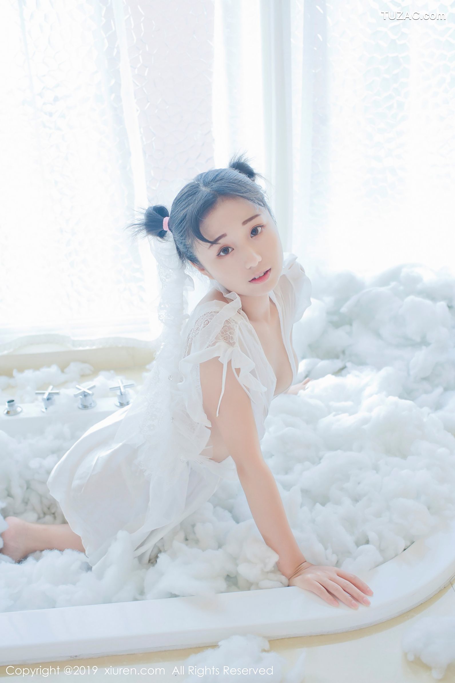 XiuRen秀人网-1313-仓井优香-《蕾丝小新娘-日系蓝色体操服》-2019.01.16