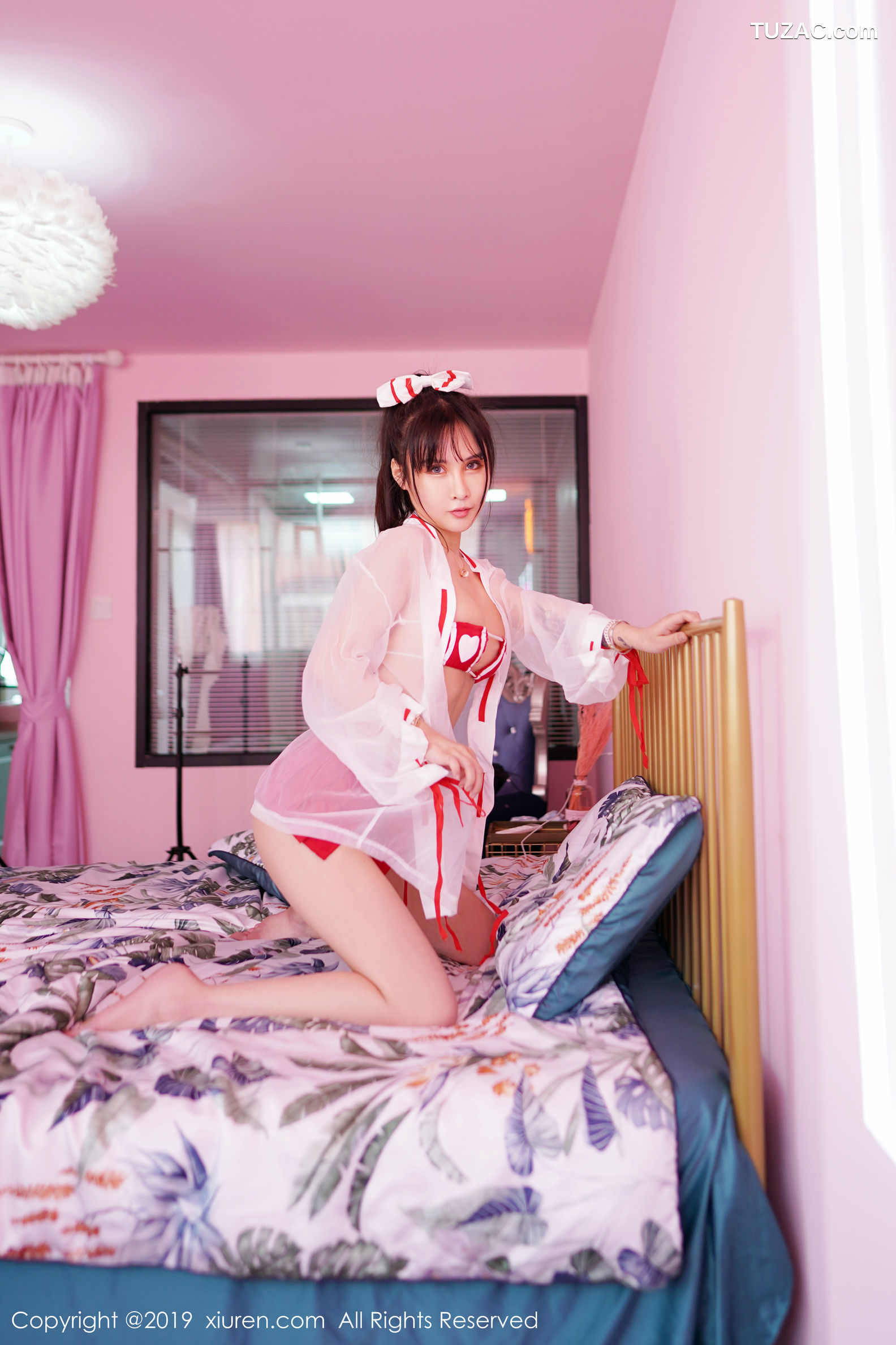 XiuRen秀人网-1610-邱淑贝-《性感不知火舞与魅惑网袜系列》-2019.08.12