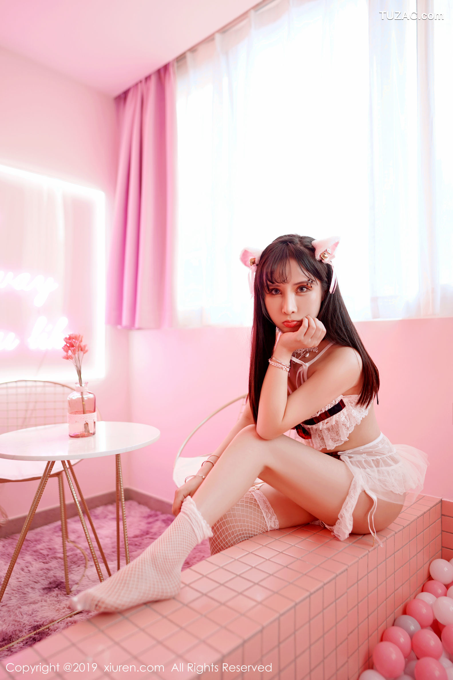 XiuRen秀人网-1610-邱淑贝-《性感不知火舞与魅惑网袜系列》-2019.08.12