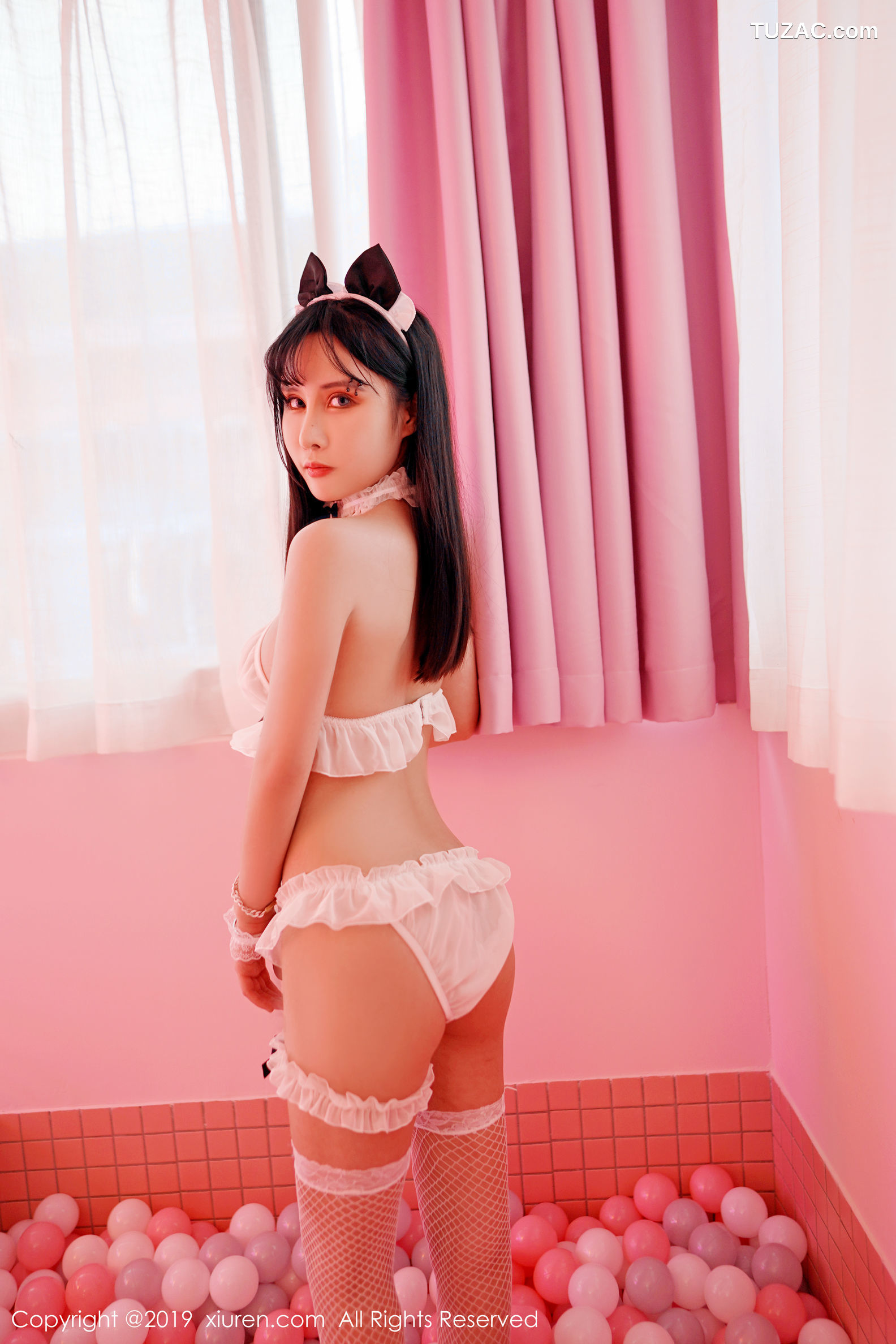 XiuRen秀人网-1610-邱淑贝-《性感不知火舞与魅惑网袜系列》-2019.08.12